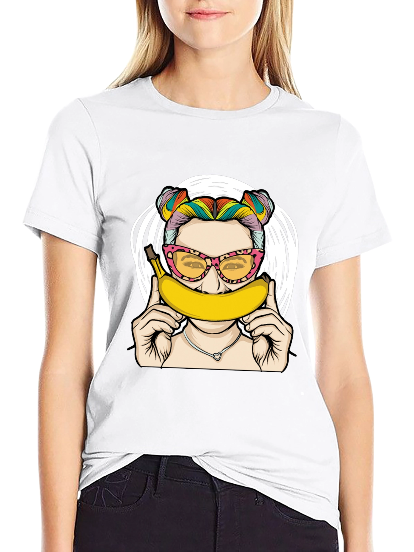 Banana Girl Graphic Tee - Quirky & Fun!