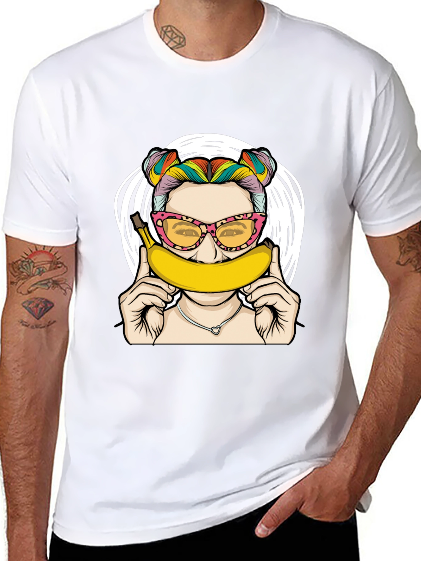Banana Girl Graphic Tee - Quirky & Fun!