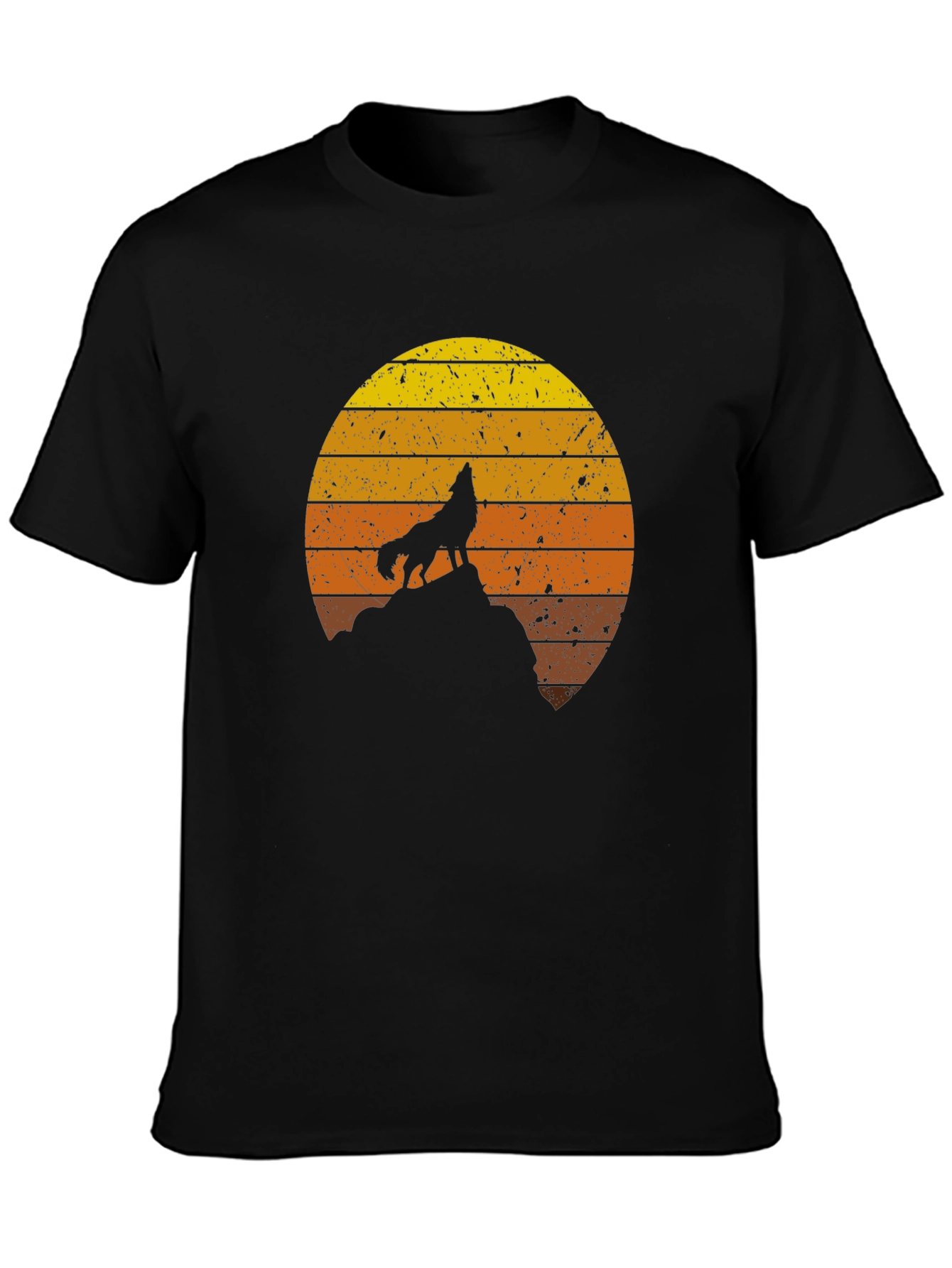 Wolf Sunset Graphic Tee - Unisex