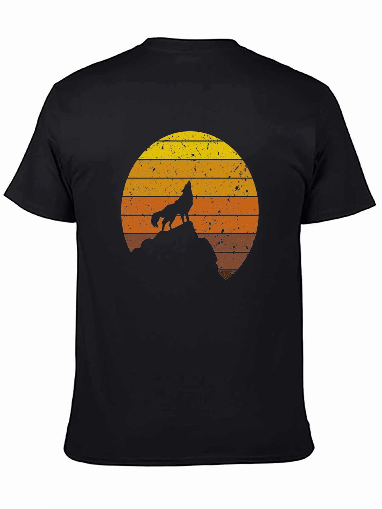 Wolf Sunset Graphic Tee - Unisex