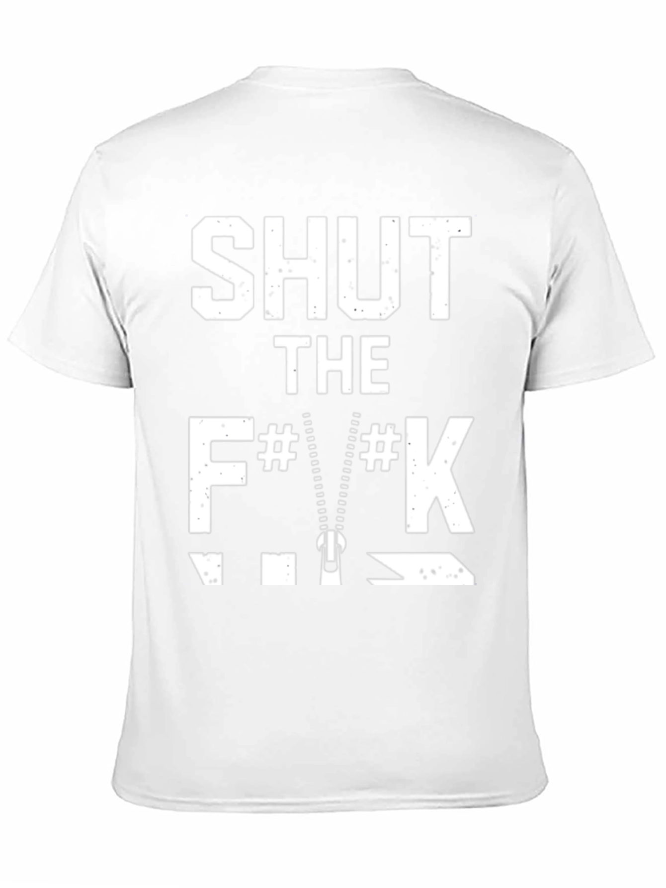 Shut The F**K Zipper Black T-Shirt