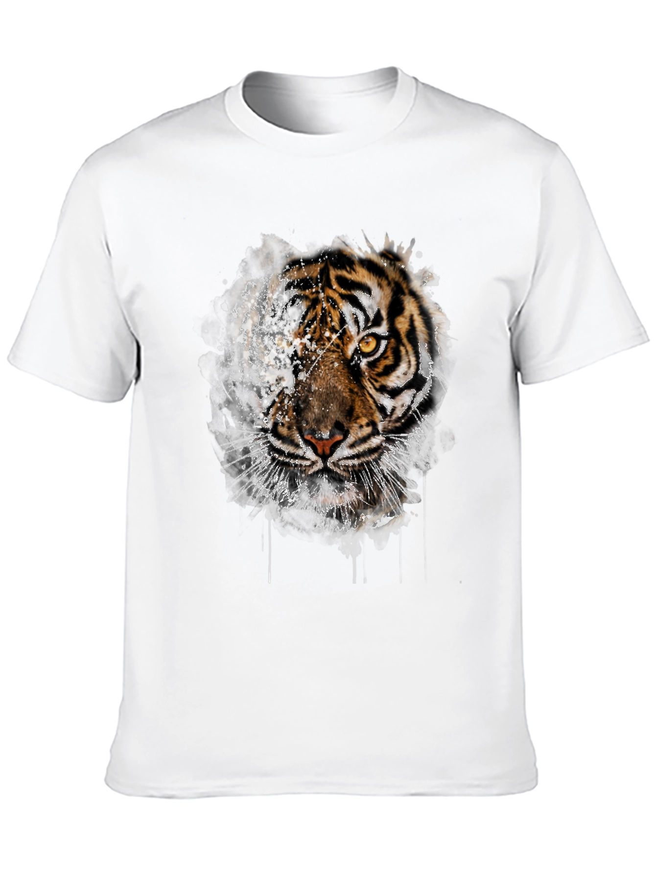 Tiger Graphic Tee - Unique Animal Print T-Shirt