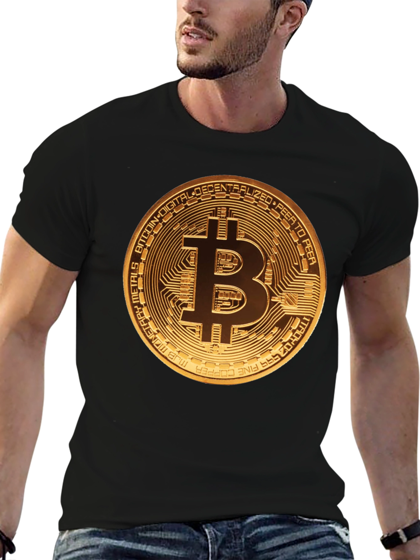 Bitcoin Graphic Tee - Crypto Enthusiast T-Shirt
