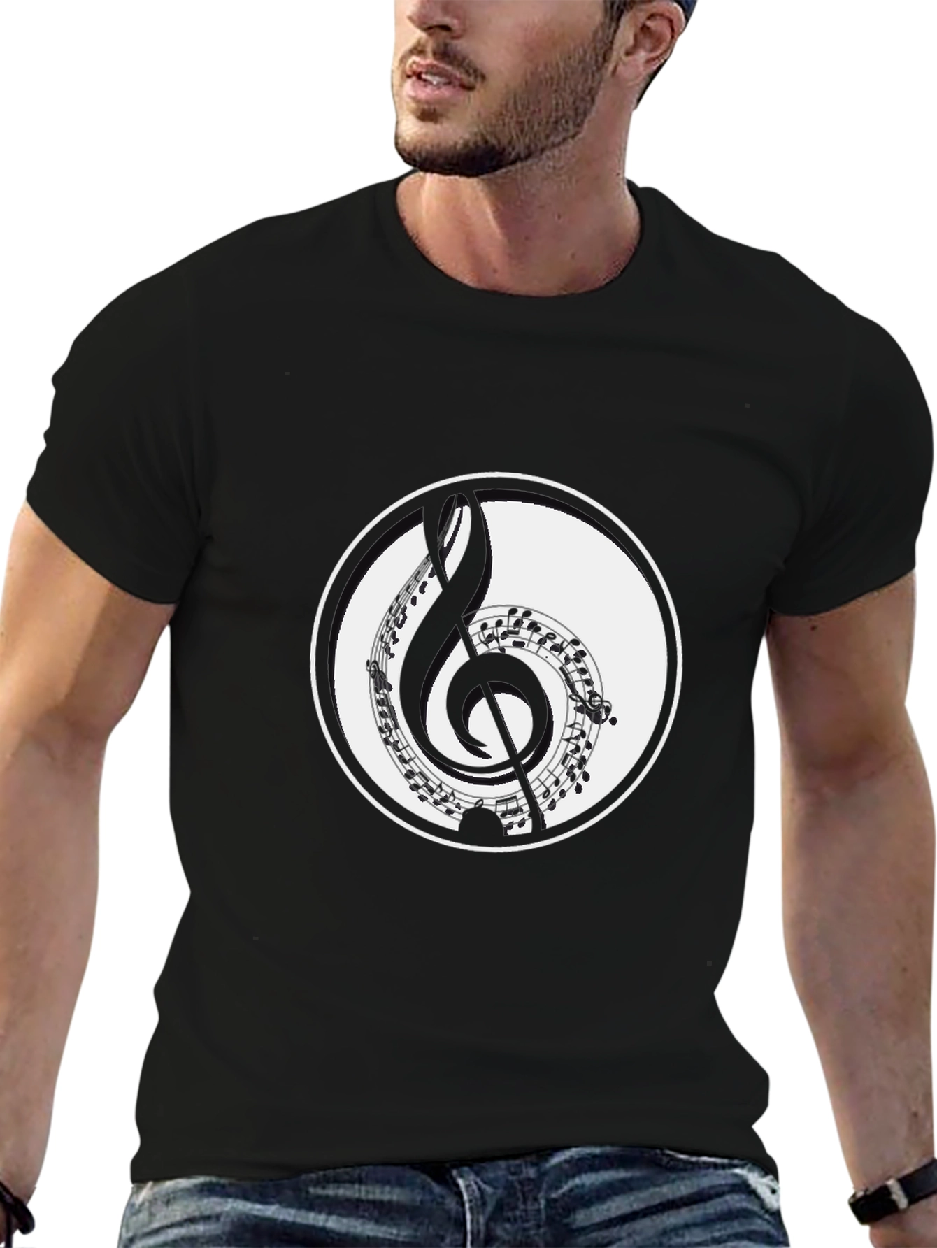 Music Notes Graphic Tee