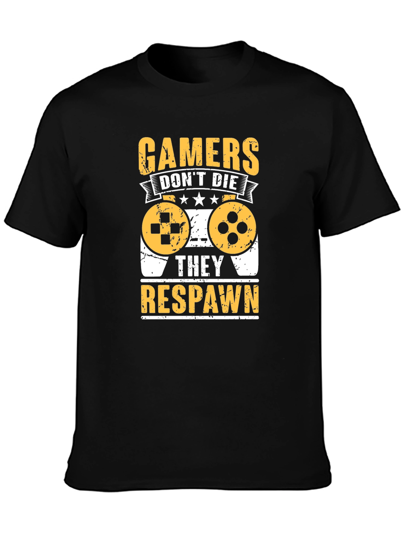 Gamers Dont Die T-Shirt Respawn Tee