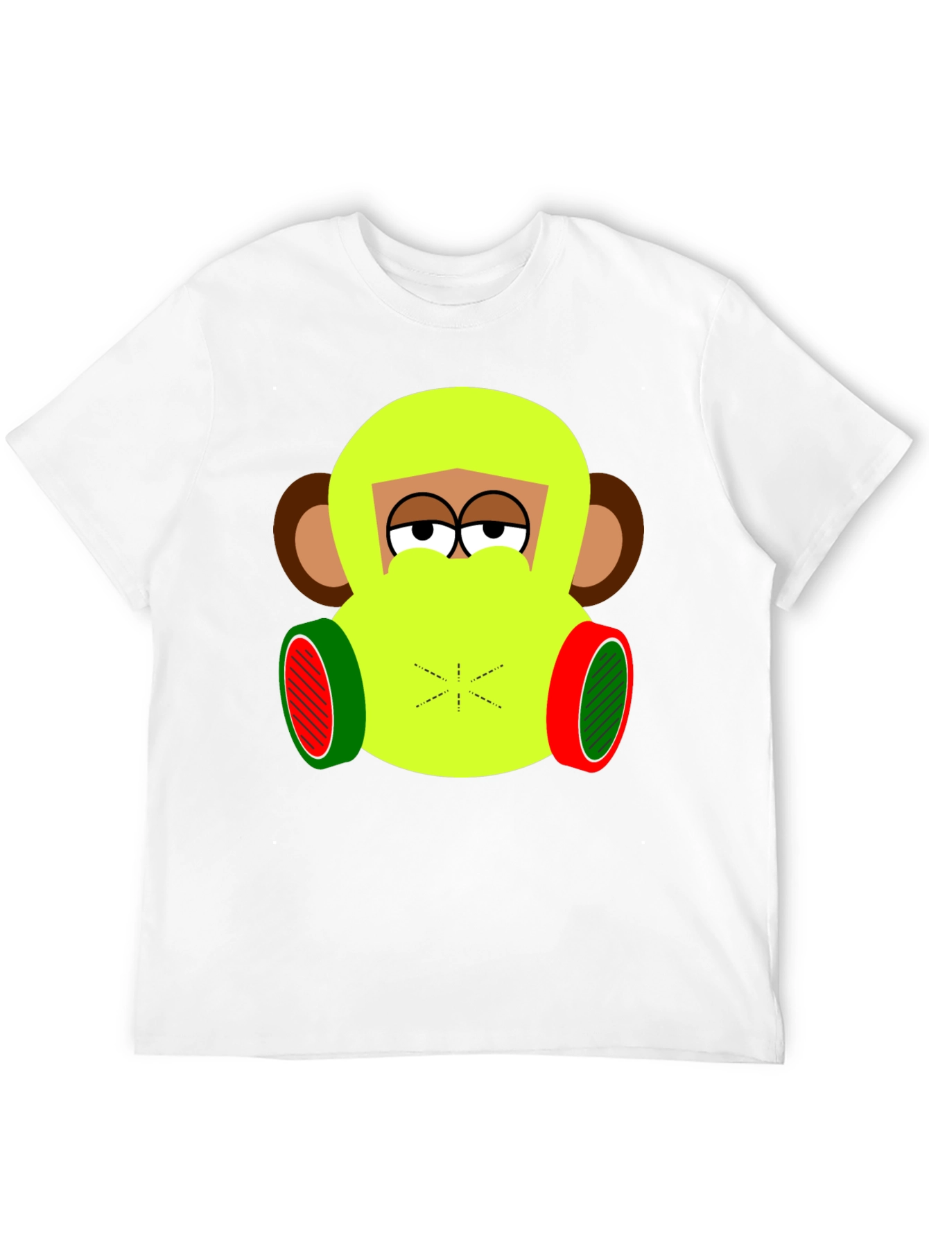 Funky Monkey Graphic Tee - Black Cotton Blend