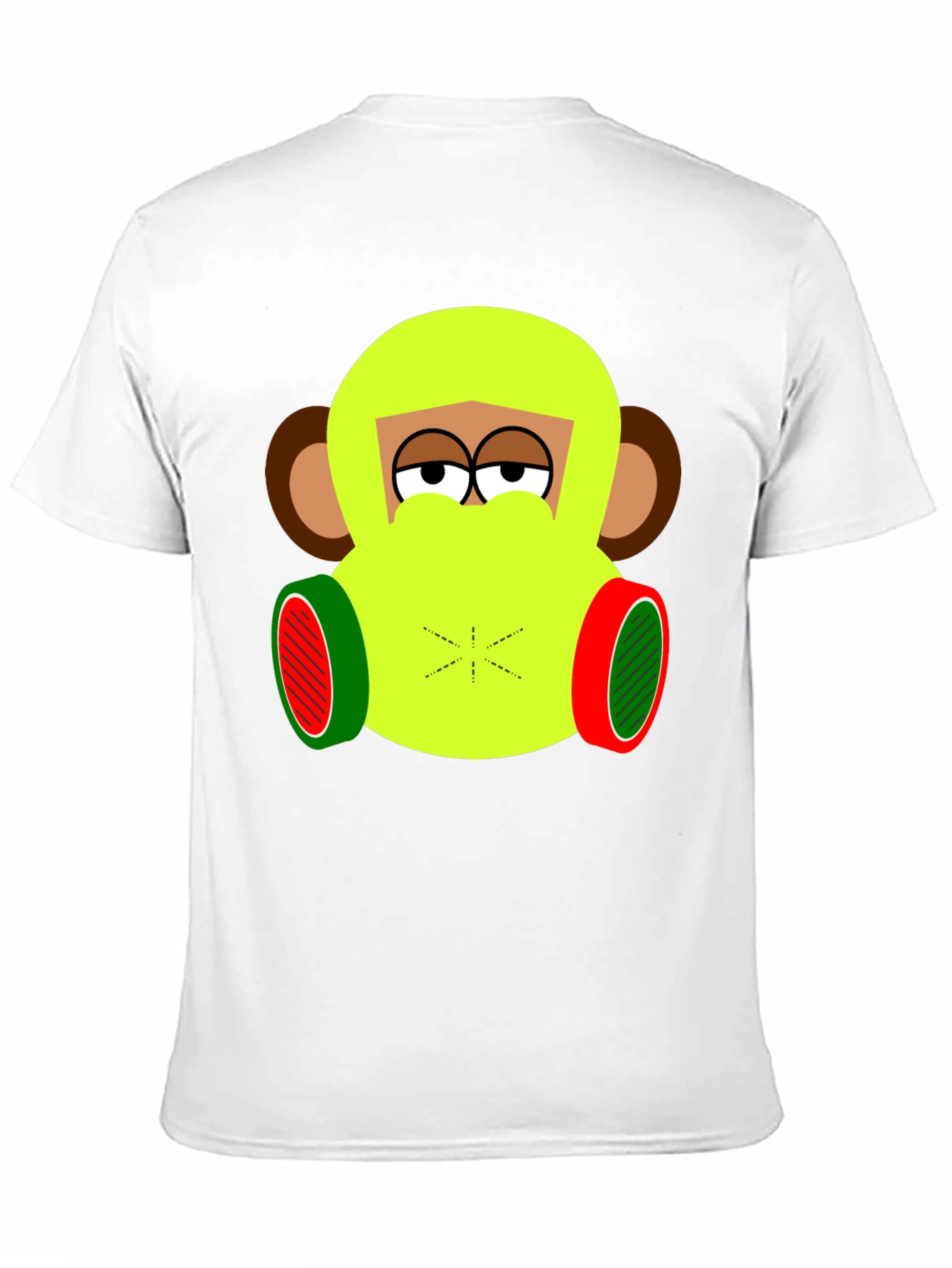 Funky Monkey Graphic Tee - Black Cotton Blend
