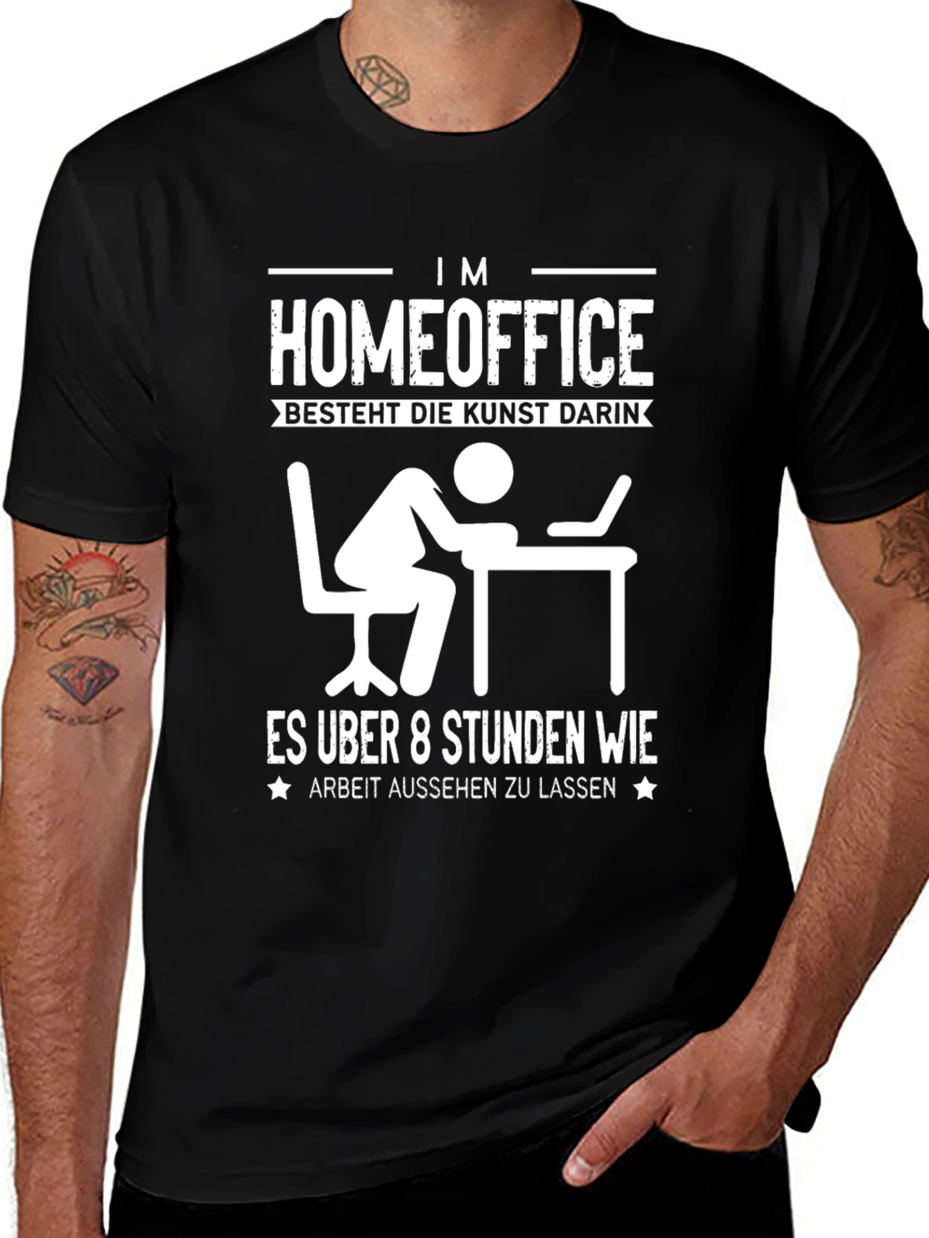 Home Office Humor T-Shirt - Arbeit Aussehen Lassen
