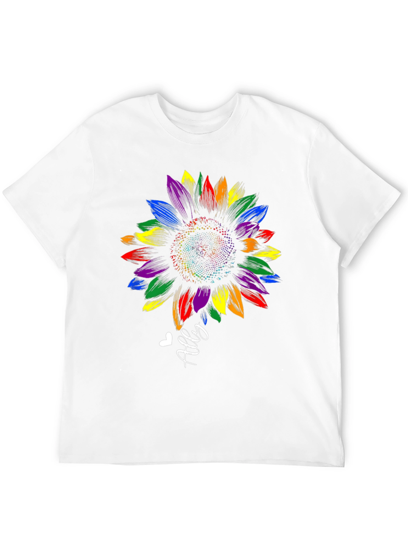 Ally Sunflower LGBT Pride T-Shirt