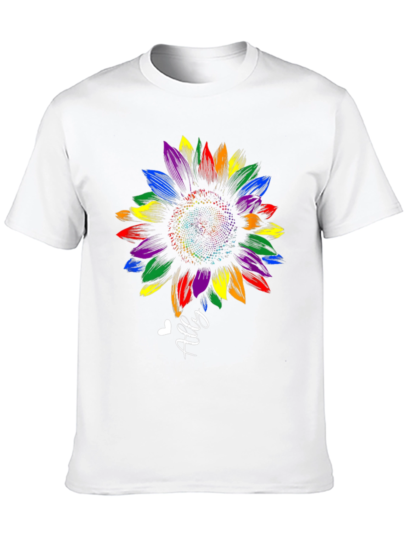 Ally Sunflower LGBT Pride T-Shirt
