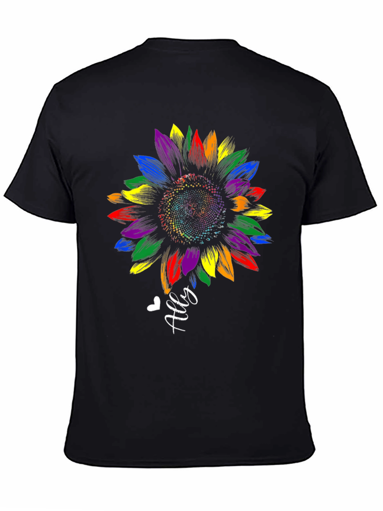 Ally Sunflower LGBT Pride T-Shirt