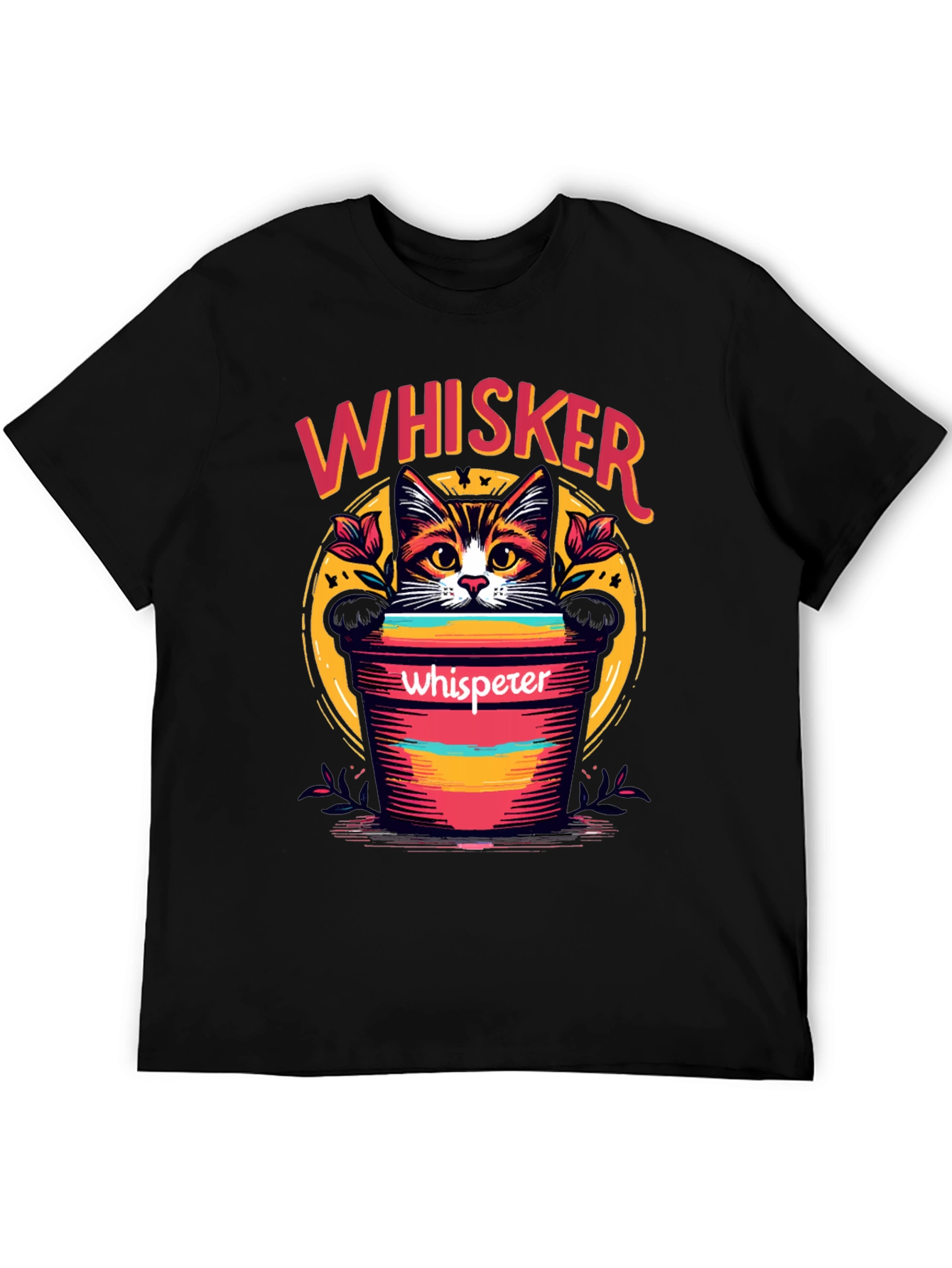 Whisker Whisperer Cat Graphic Tee - Unisex