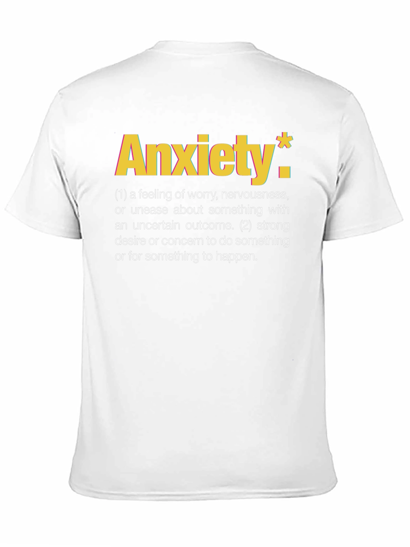 Anxiety Definition Graphic Tee - Black T-Shirt