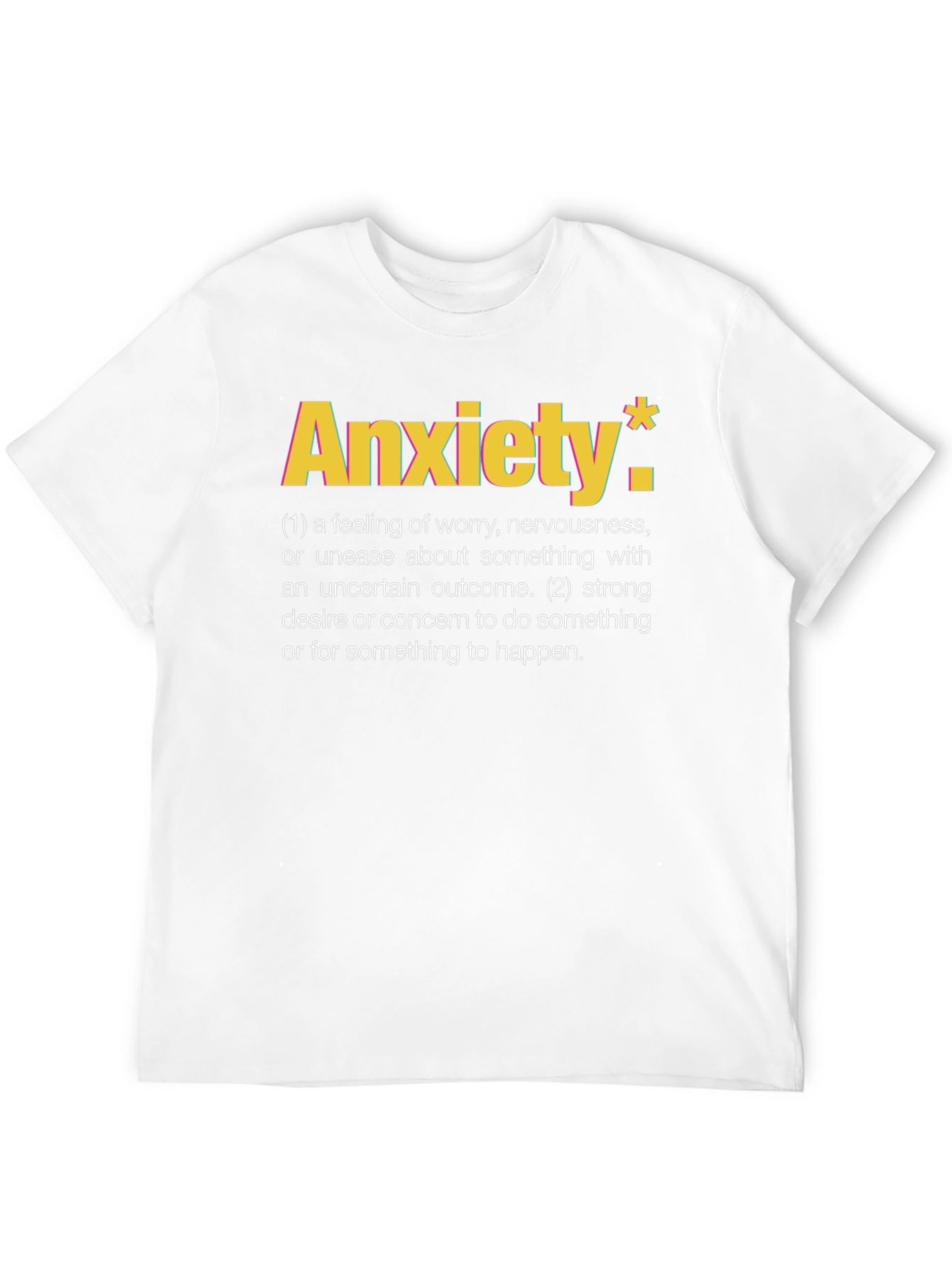 Anxiety Definition Graphic Tee - Black T-Shirt