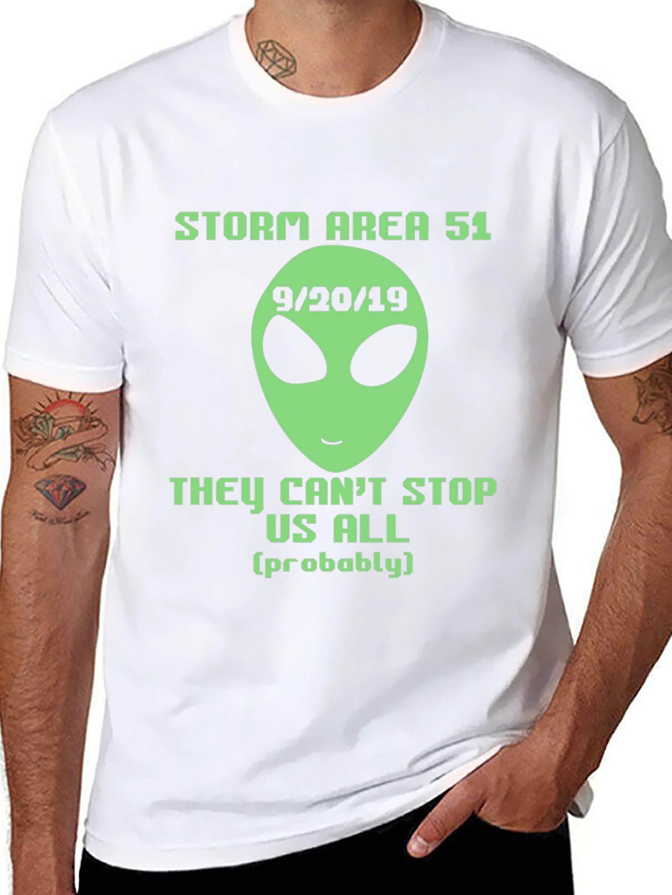 Storm Area 51 Alien Graphic Tee