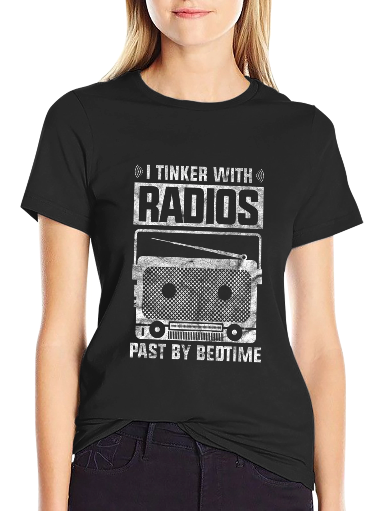 I Tinker With Radios T-Shirt - Hobbyist Tee