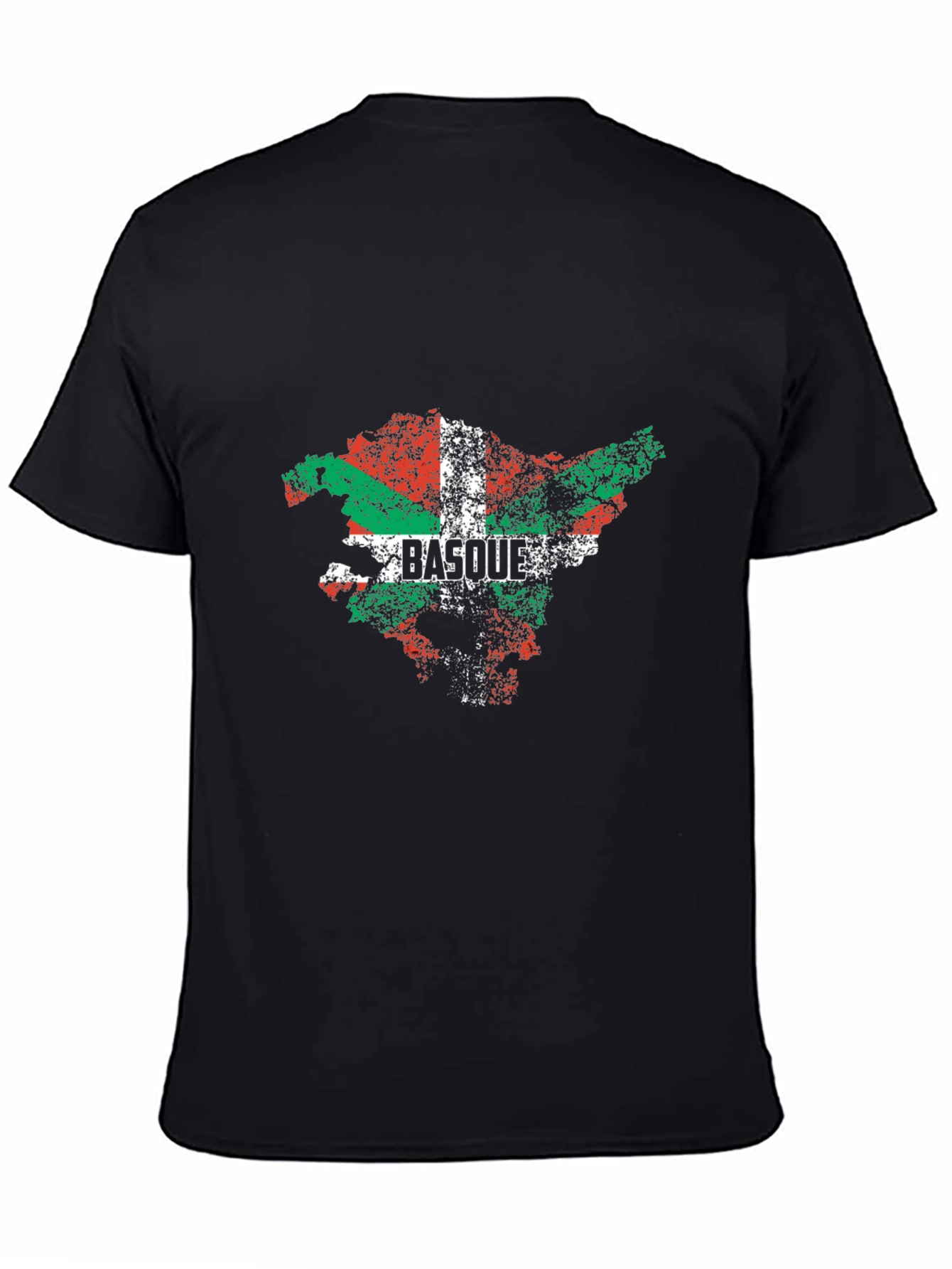 Basque Country Flag Map T-Shirt