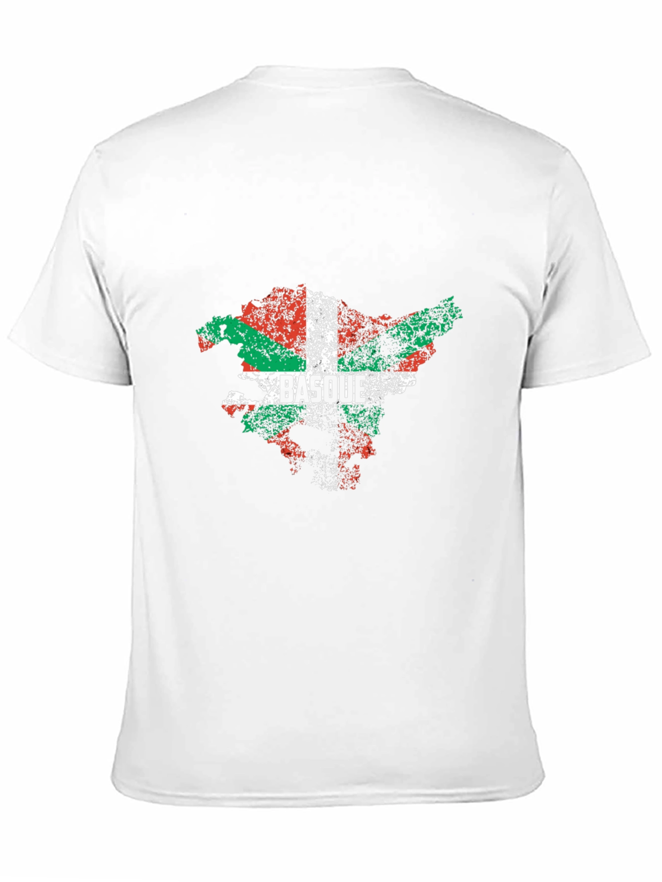 Basque Country Flag Map T-Shirt