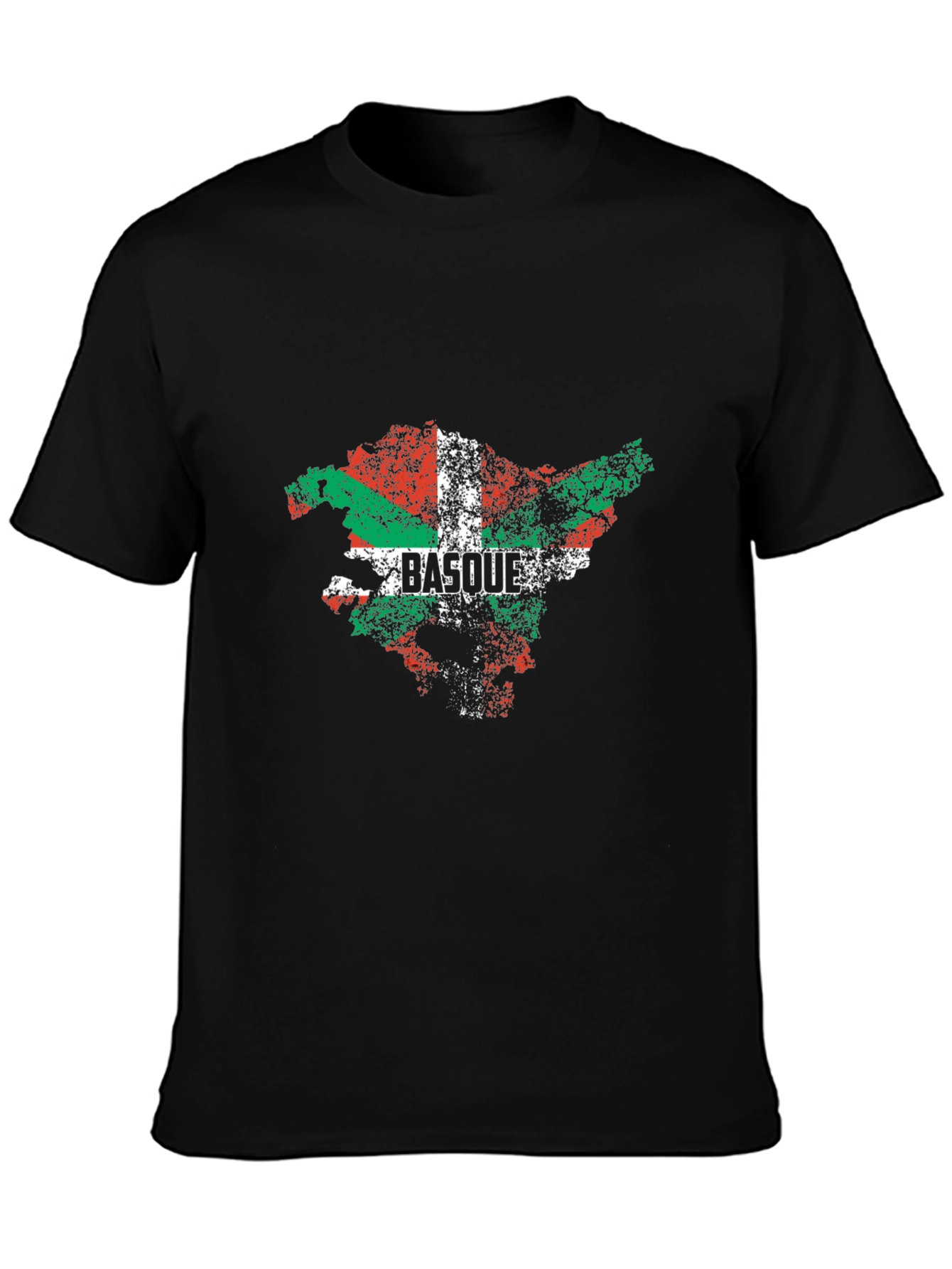 Basque Country Flag Map T-Shirt