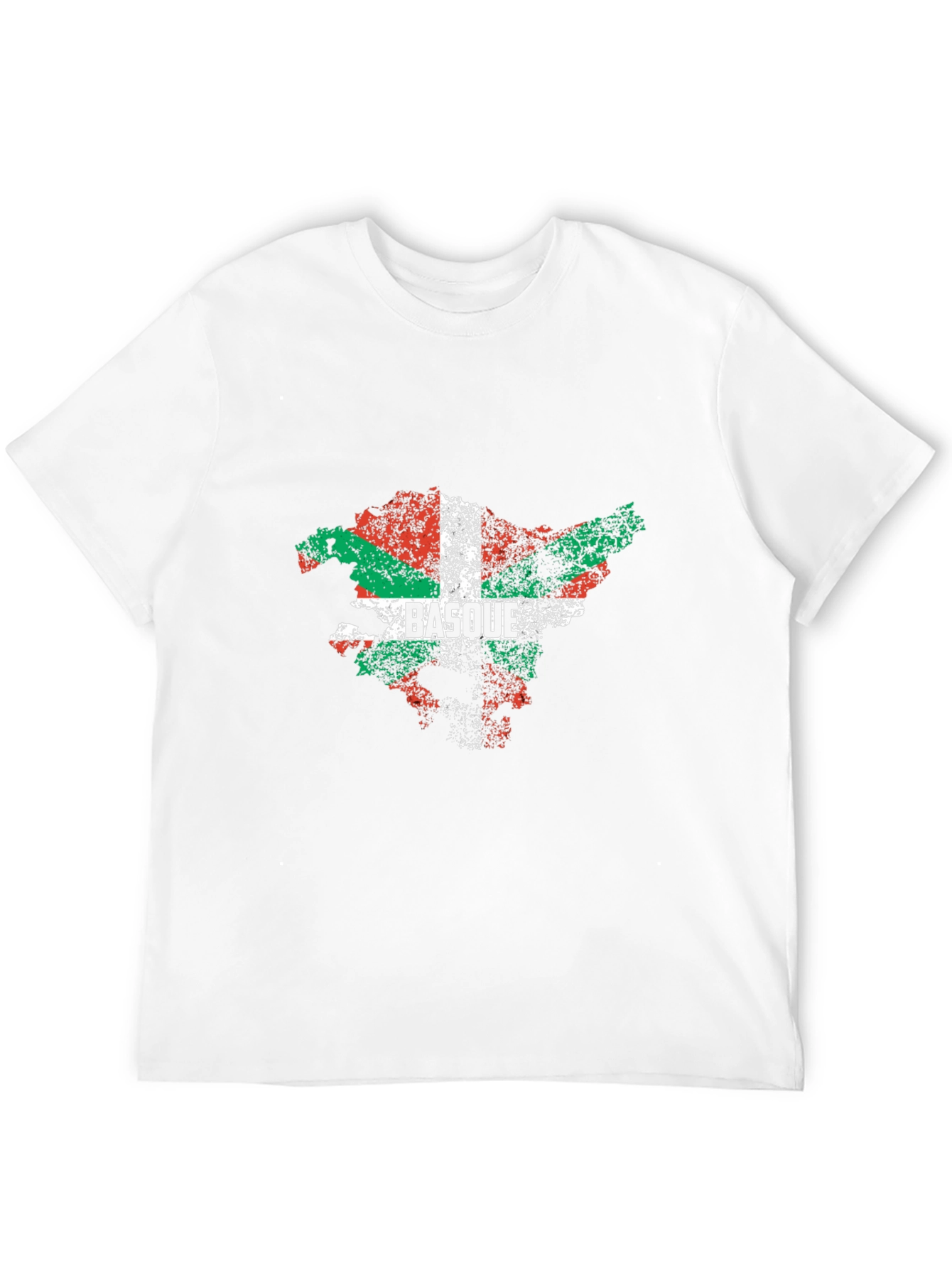 Basque Country Flag Map T-Shirt