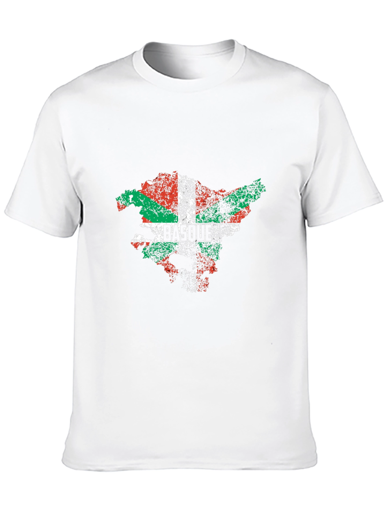 Basque Country Flag Map T-Shirt