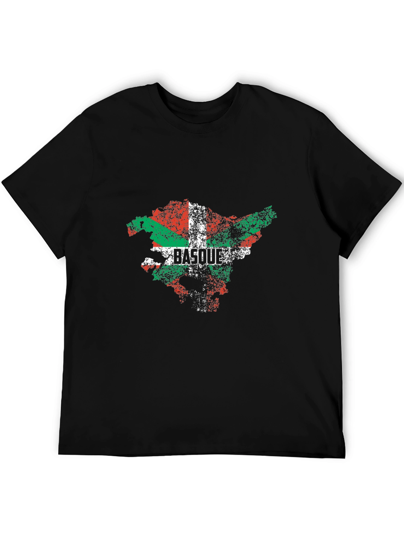Basque Country Flag Map T-Shirt