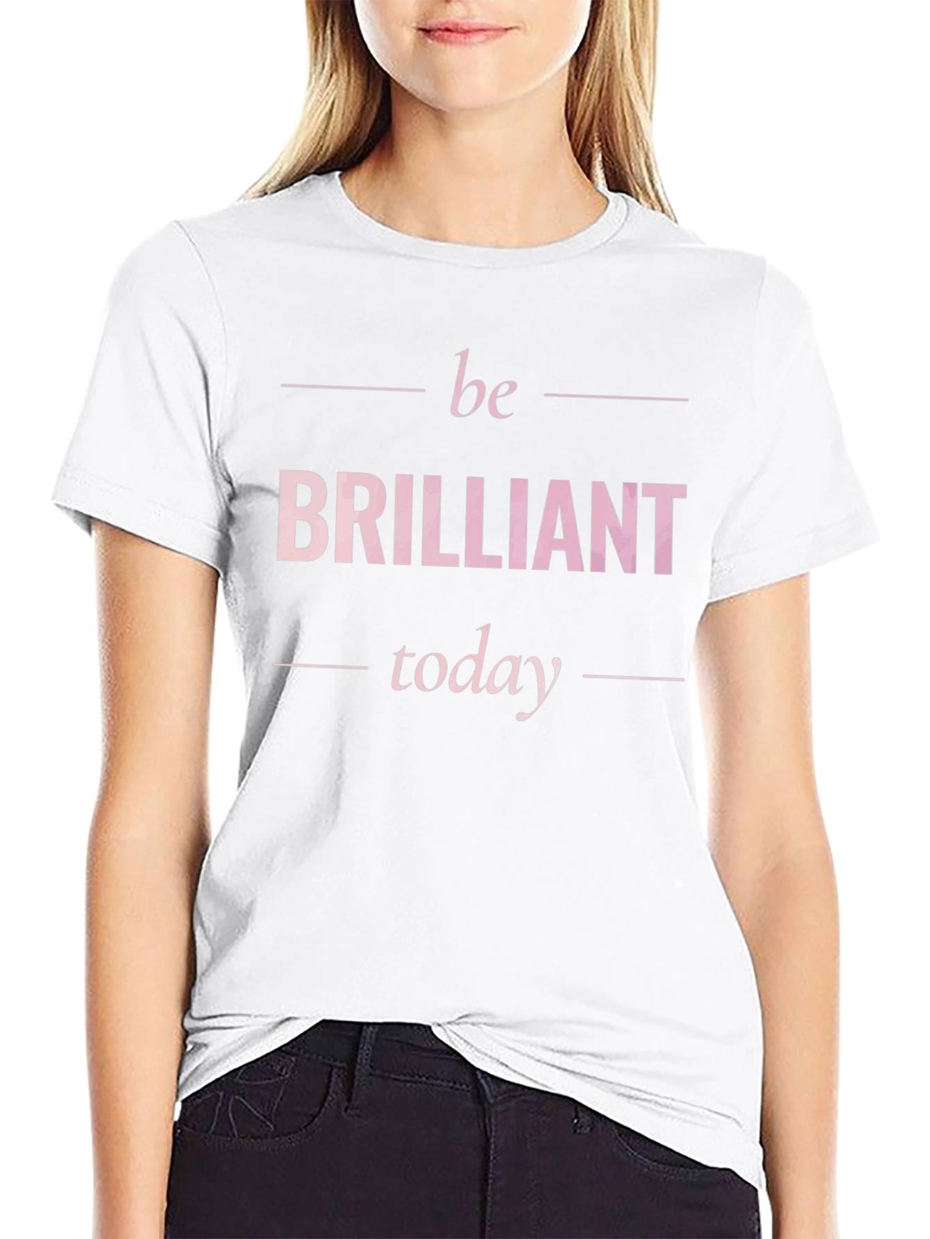 Be Brilliant Today Graphic Tee - Black T-Shirt