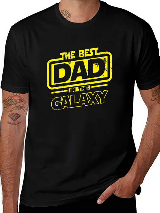 Best Dad in the Galaxy T-Shirt - Star Wars Inspired