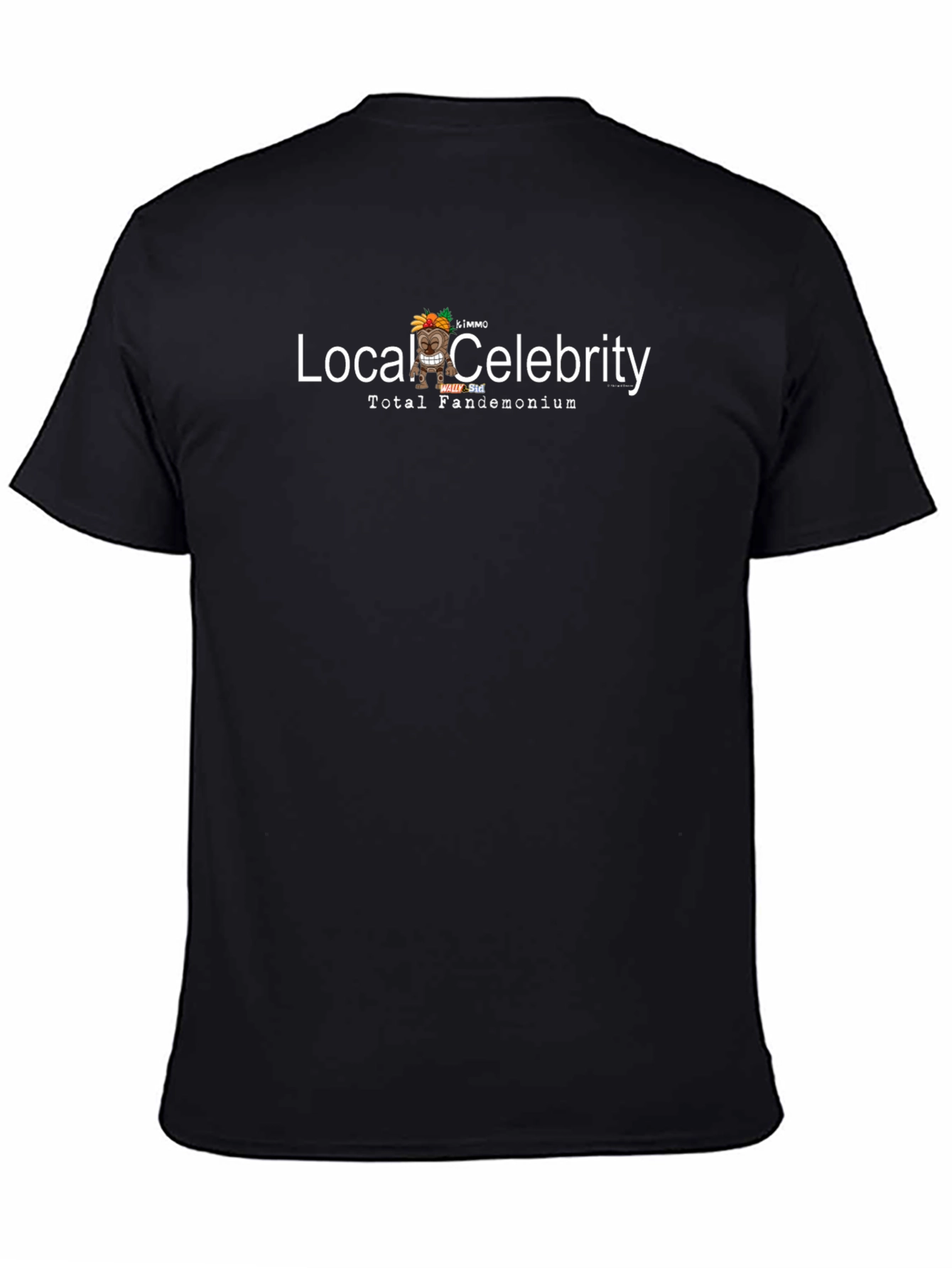 Local Celebrity Total Pandemonium Black Graphic Tee