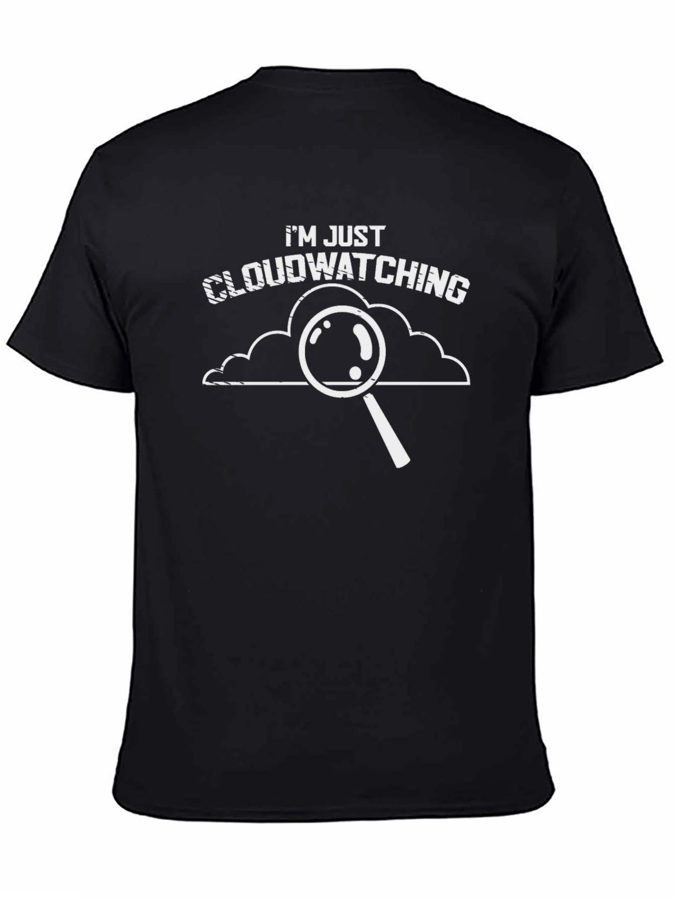 Cloudwatching Graphic T-Shirt - Funny Weather Observer Tee
