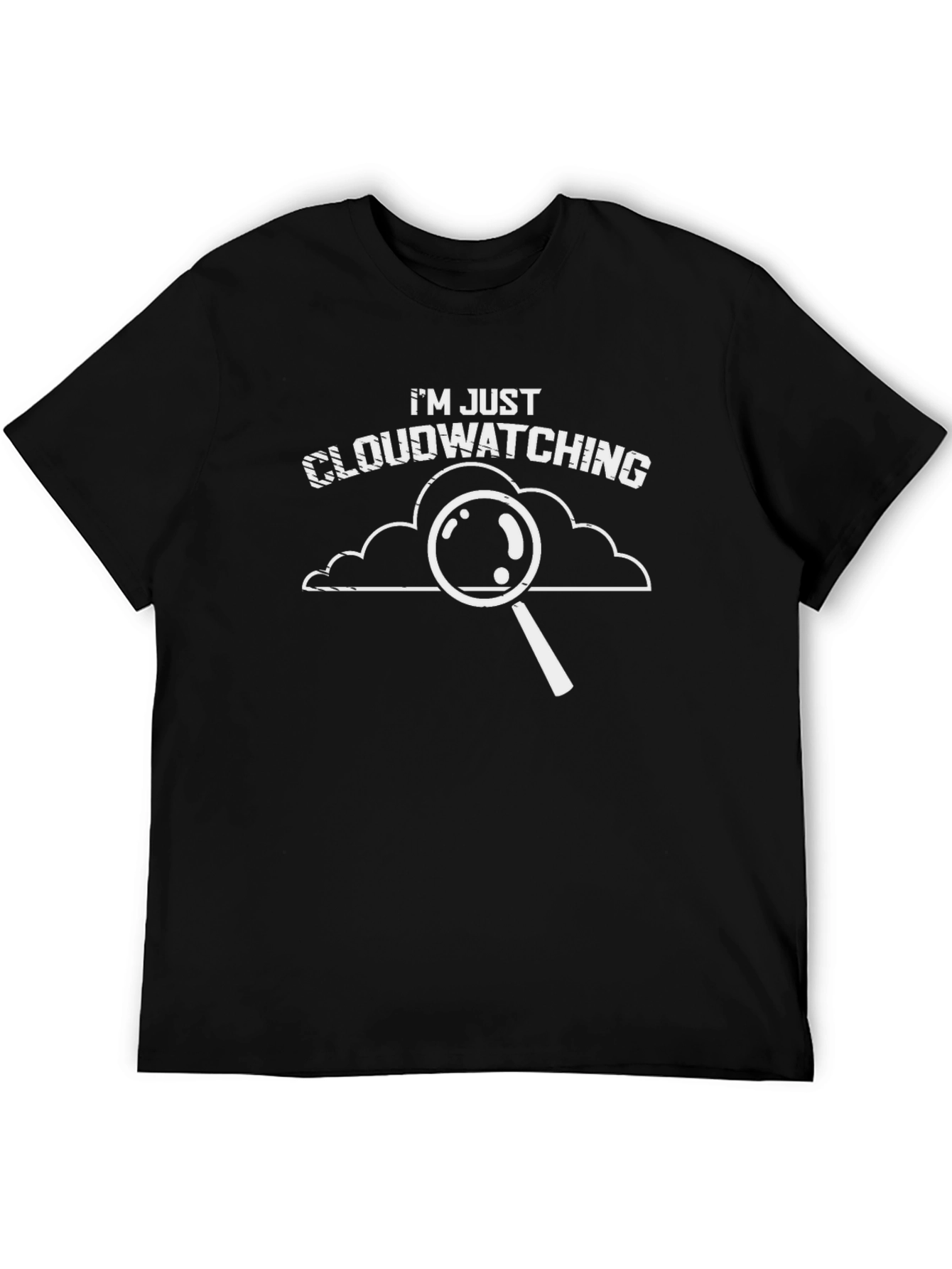 Cloudwatching Graphic T-Shirt - Funny Weather Observer Tee