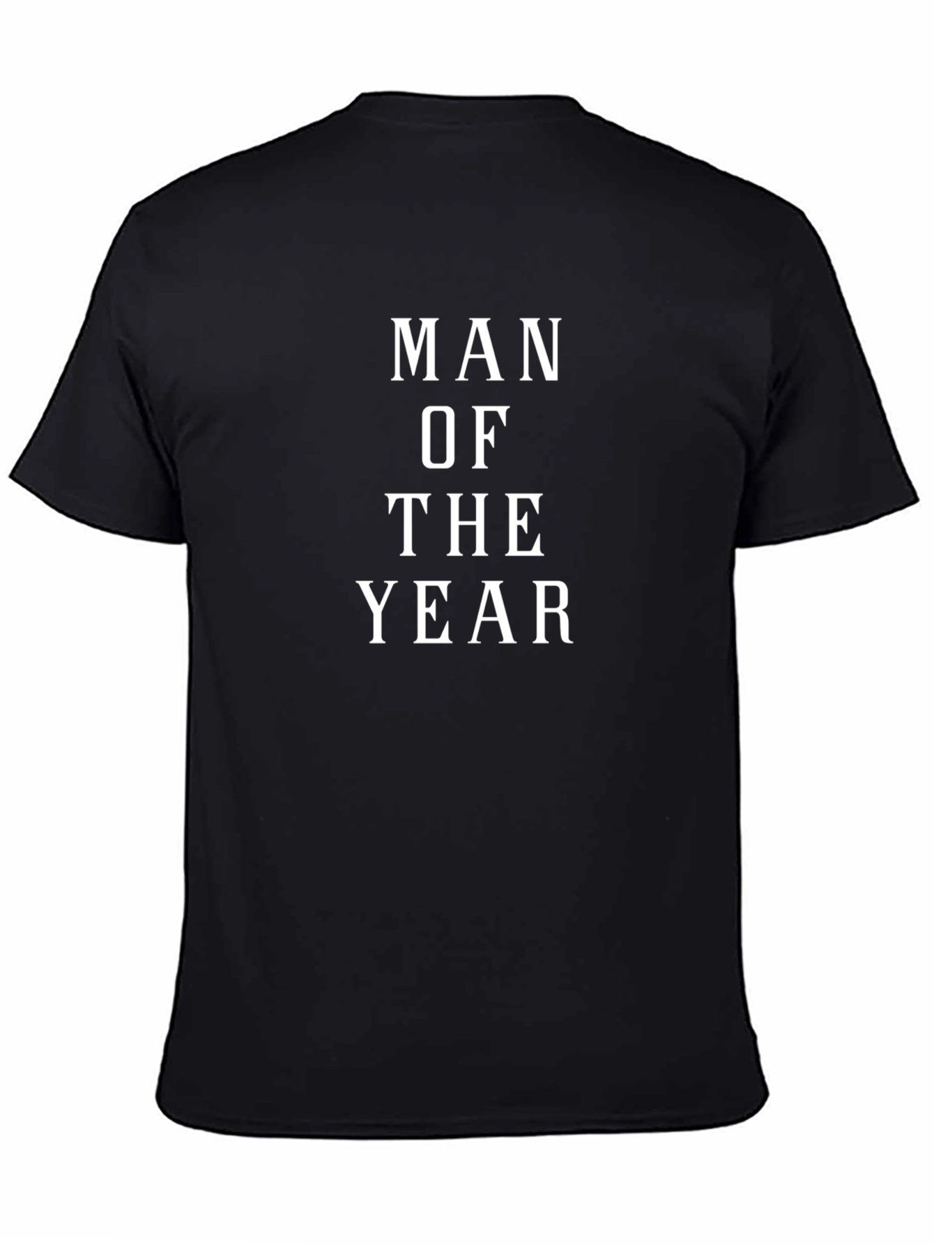 Man of the Year Graphic Tee - Classic Black