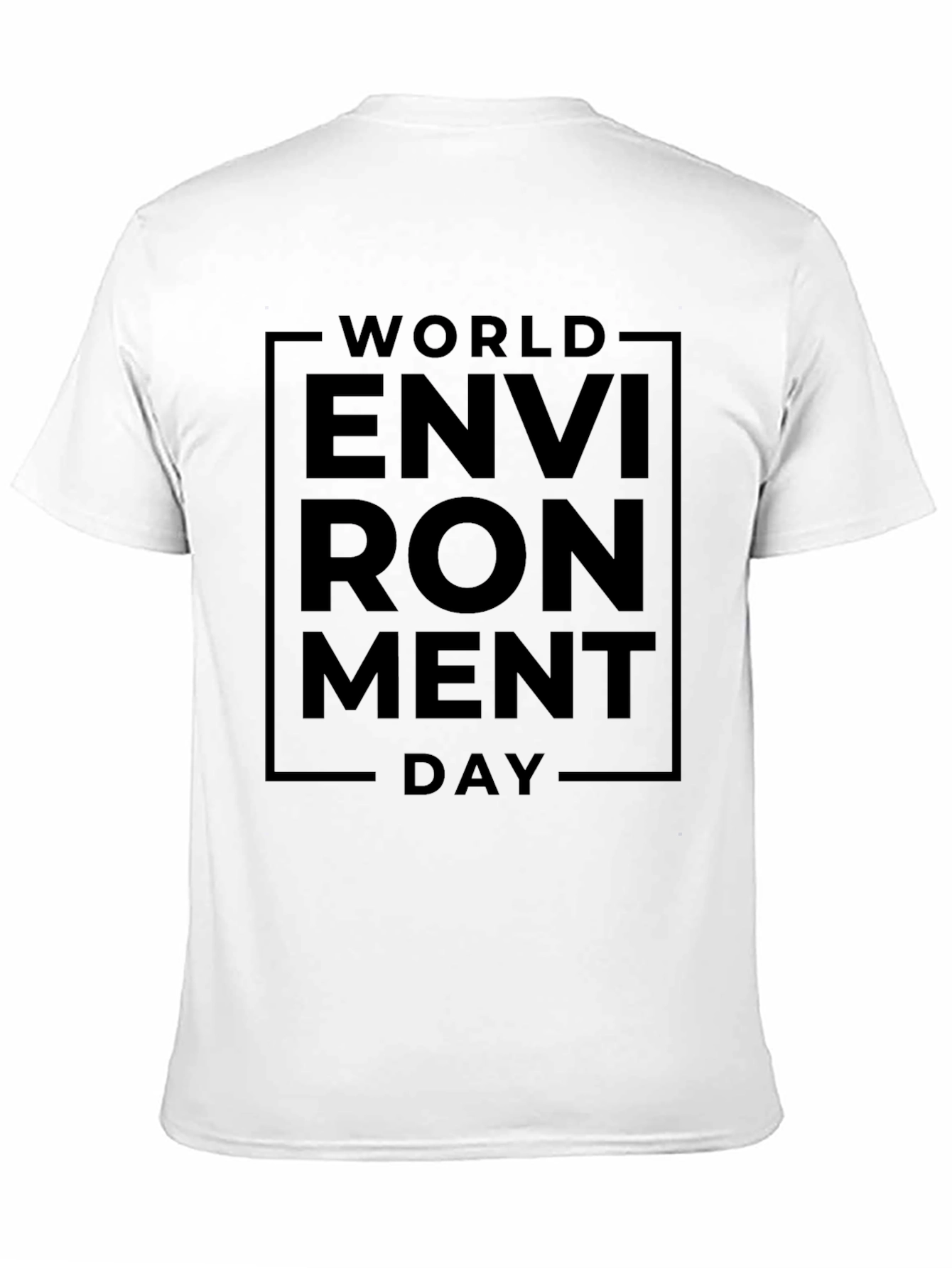 World Environment Day Black T-Shirt