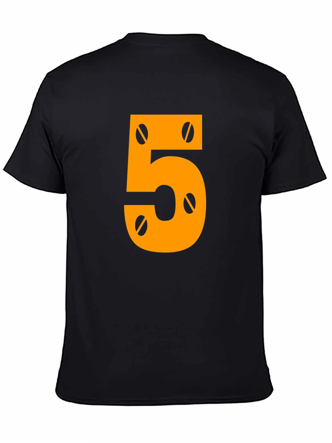 Number 5 Mechanic Style Graphic Tee