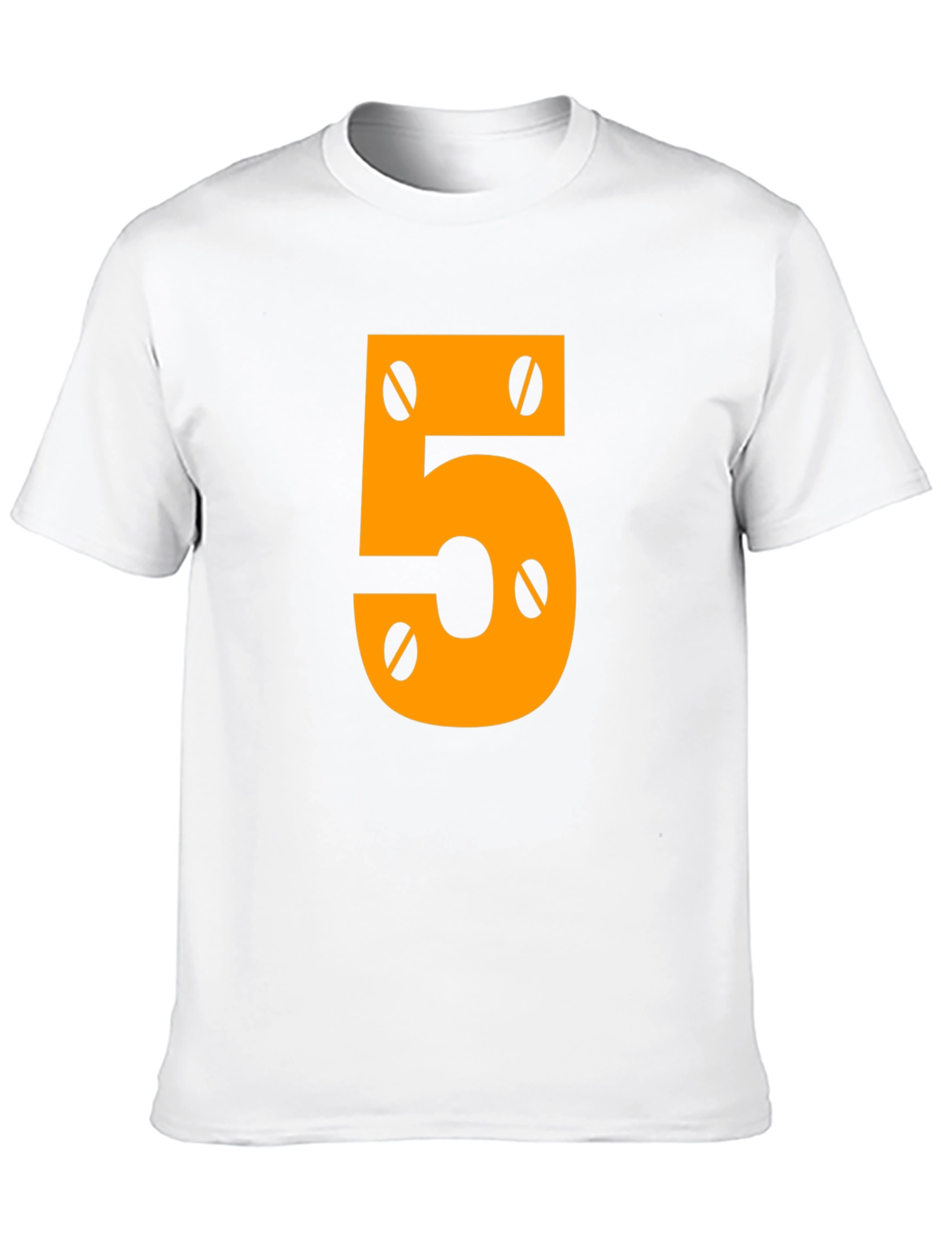 Number 5 Mechanic Style Graphic Tee
