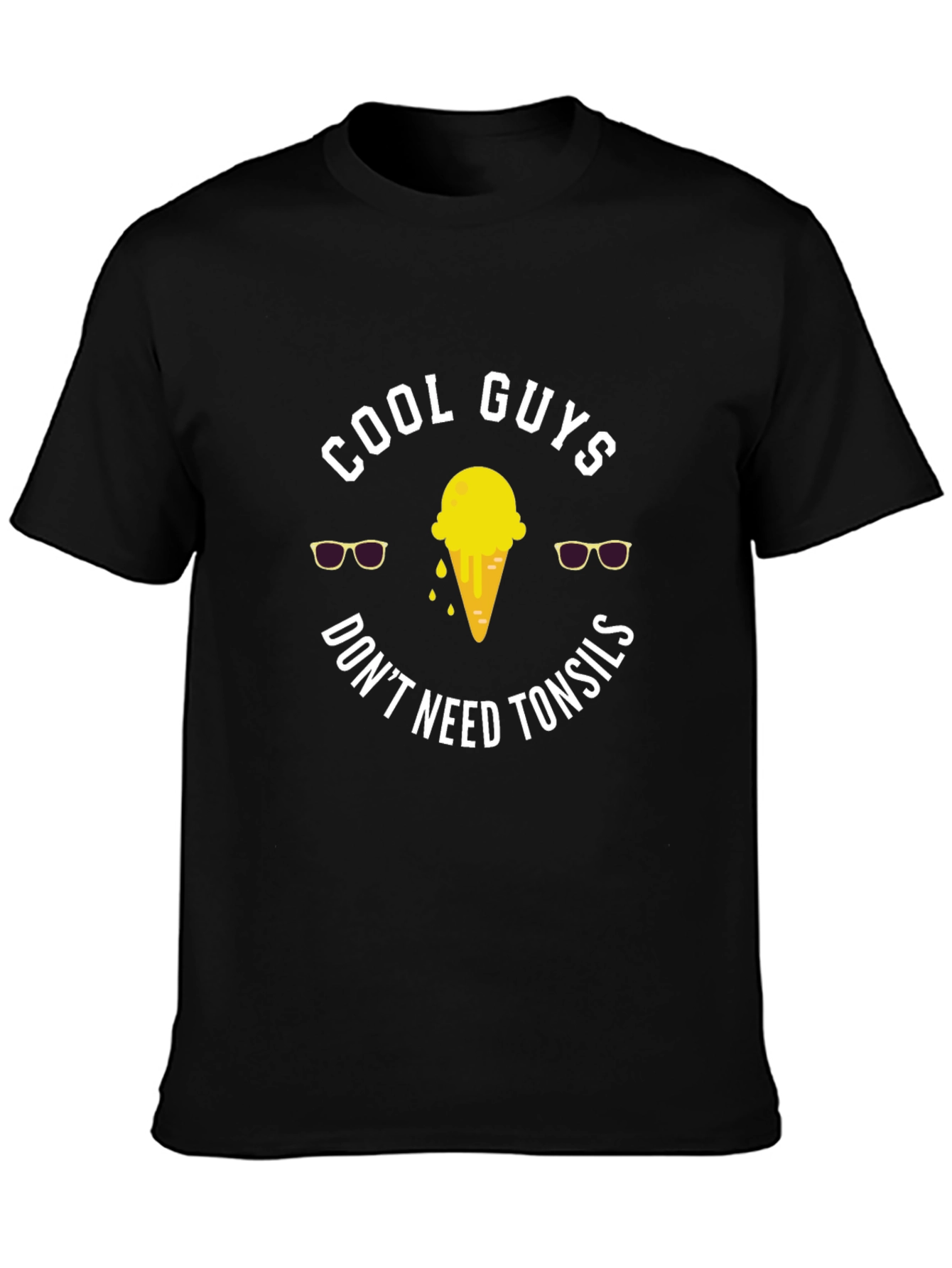 Cool Guys Dont Need Tonsils Graphic T-Shirt