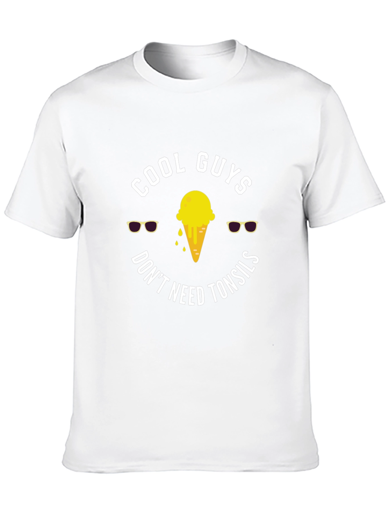 Cool Guys Dont Need Tonsils Graphic T-Shirt