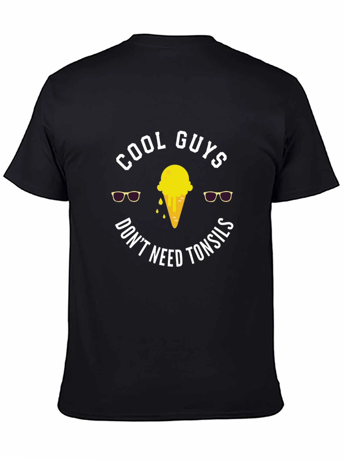 Cool Guys Dont Need Tonsils Graphic T-Shirt