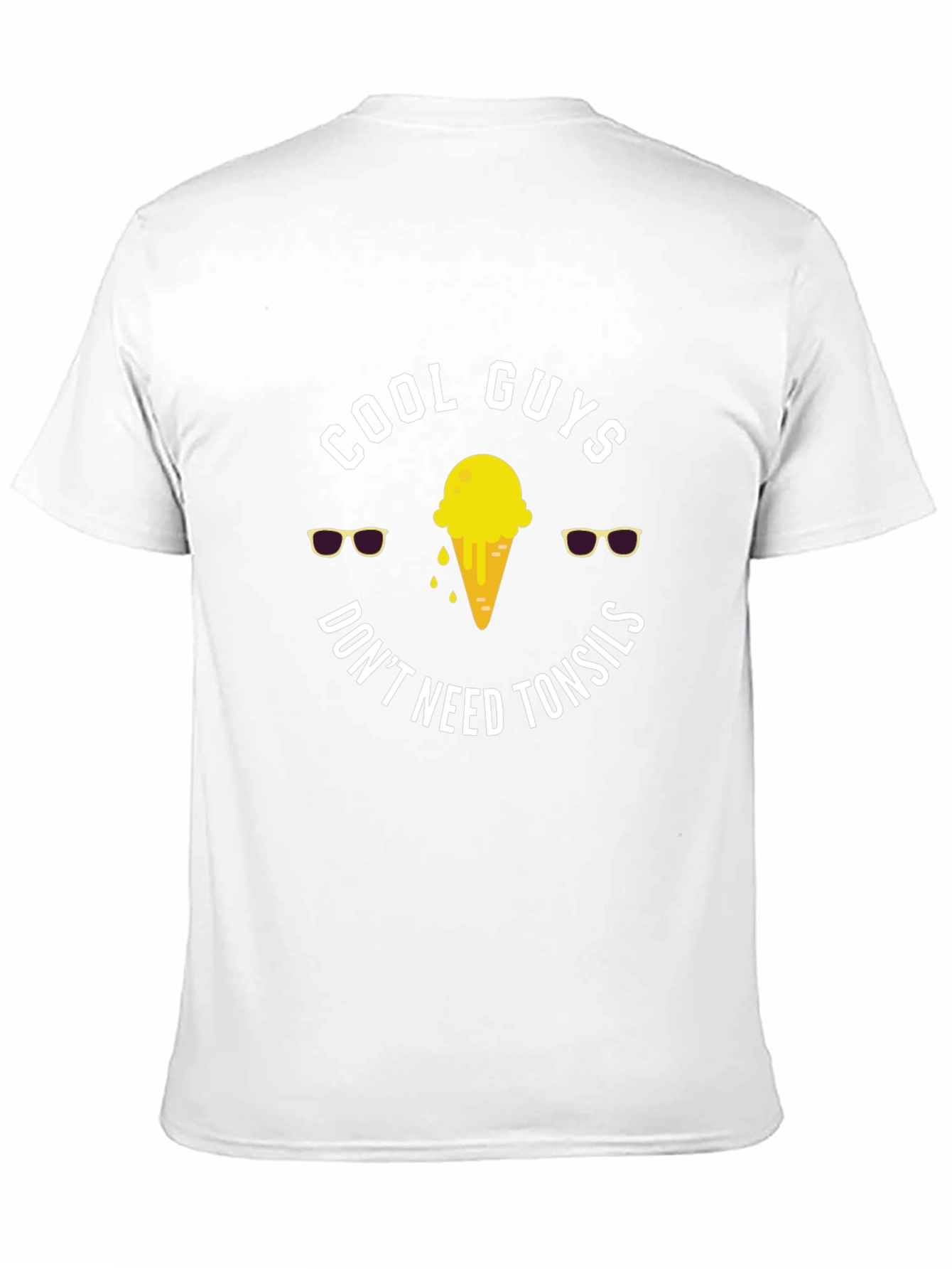 Cool Guys Dont Need Tonsils Graphic T-Shirt