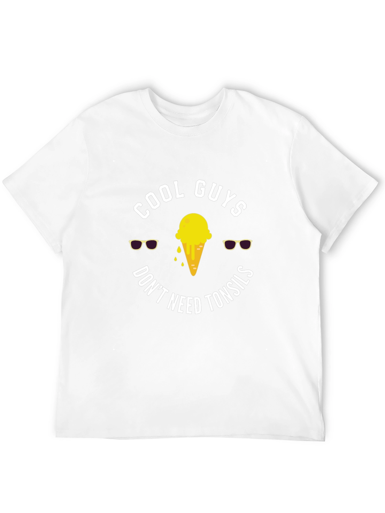 Cool Guys Dont Need Tonsils Graphic T-Shirt