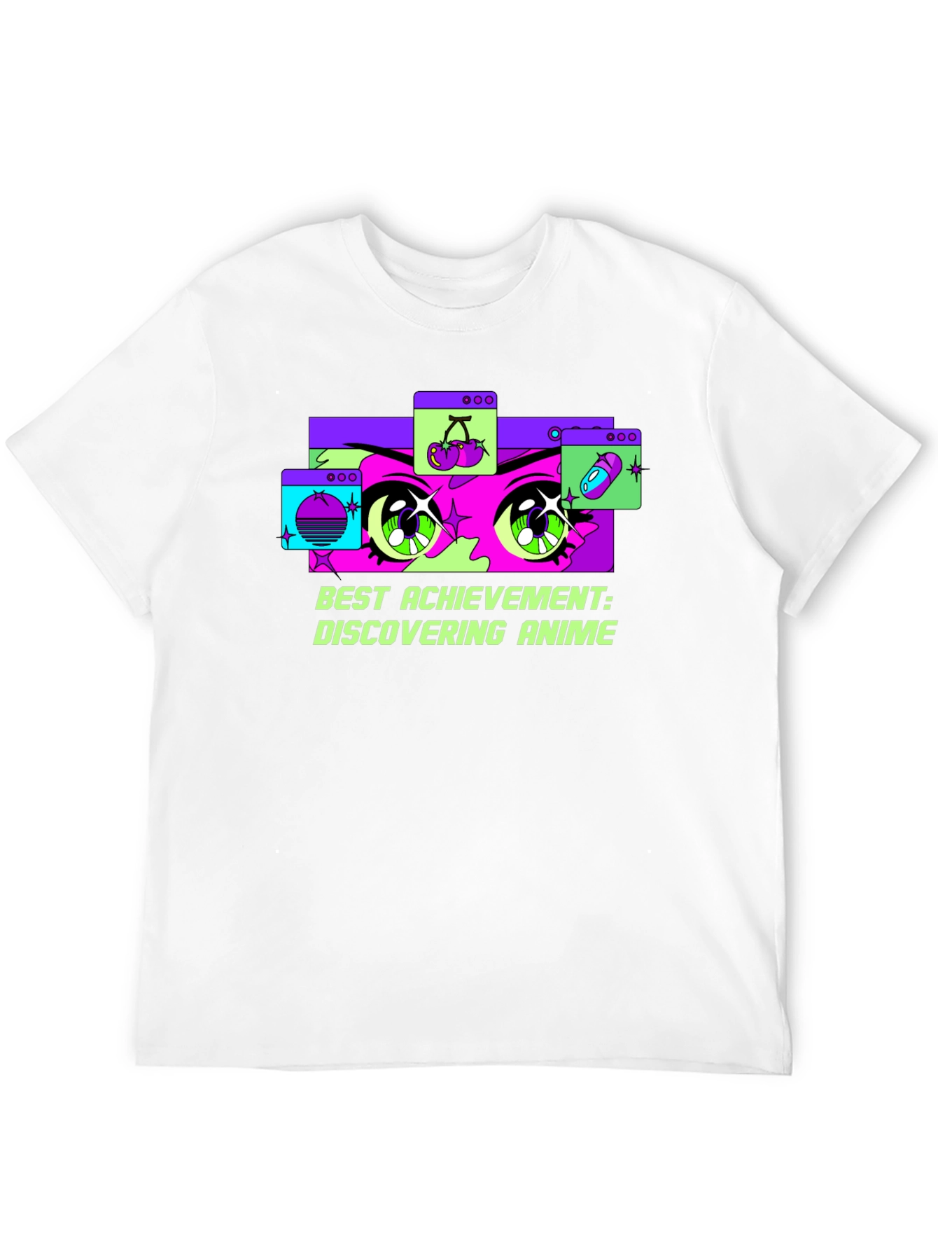 Anime Discovery Tee: Best Achievement Graphic T-Shirt