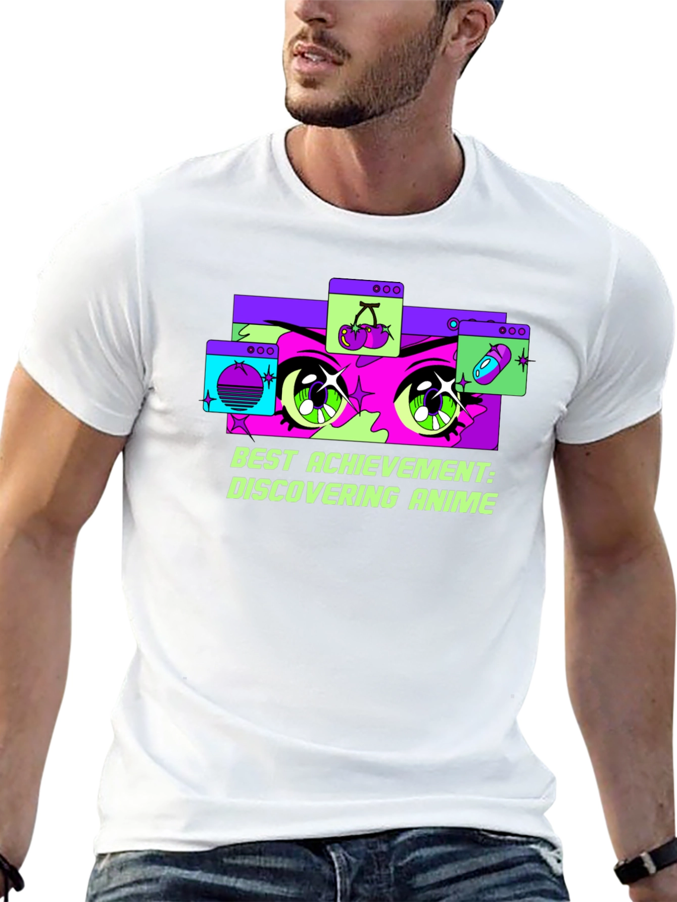 Anime Discovery Tee: Best Achievement Graphic T-Shirt