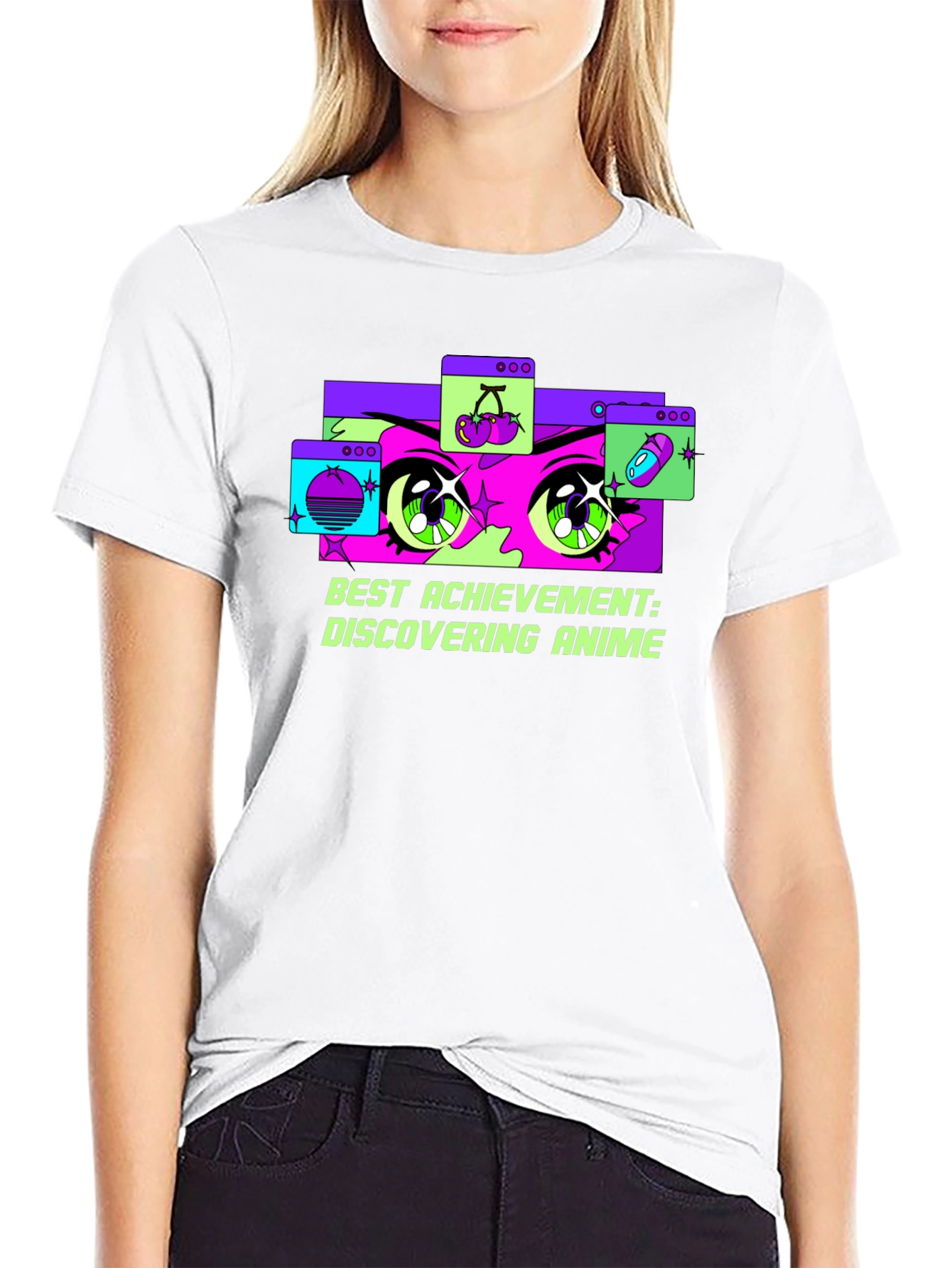 Anime Discovery Tee: Best Achievement Graphic T-Shirt