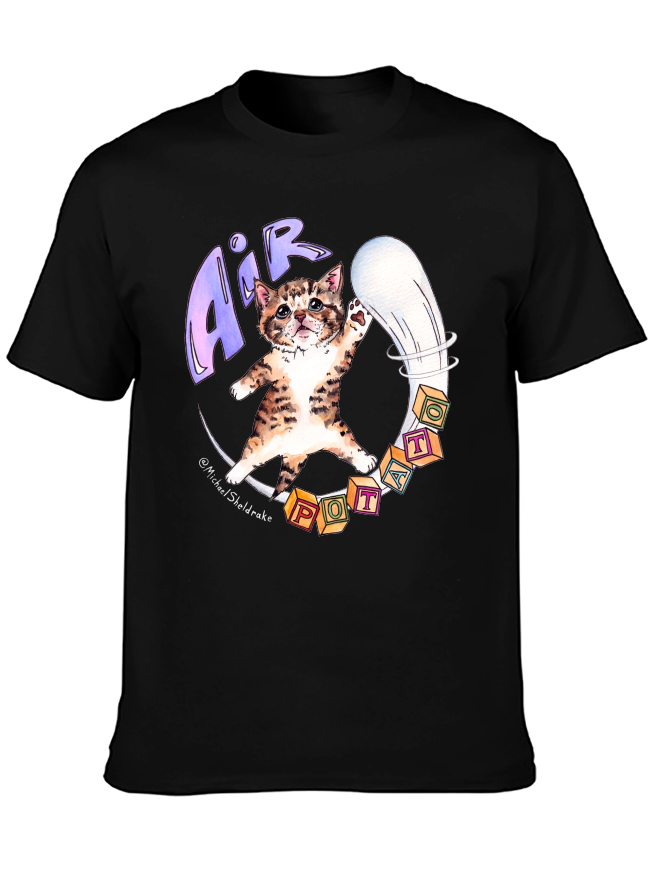Air Potter Cat Graphic T-Shirt