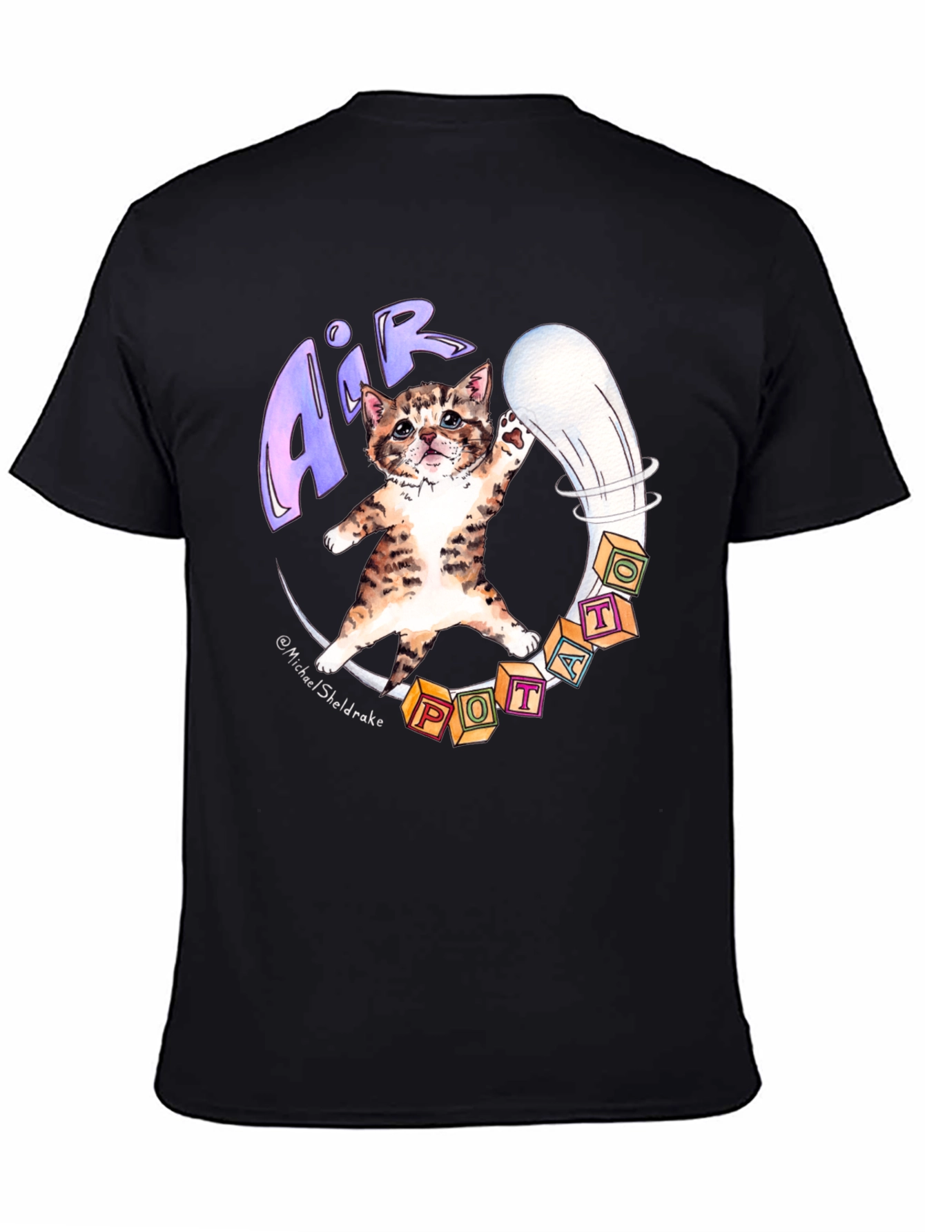 Air Potter Cat Graphic T-Shirt