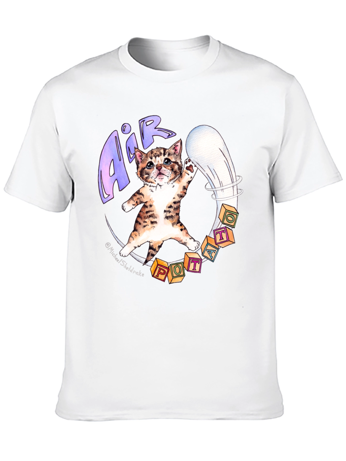 Air Potter Cat Graphic T-Shirt