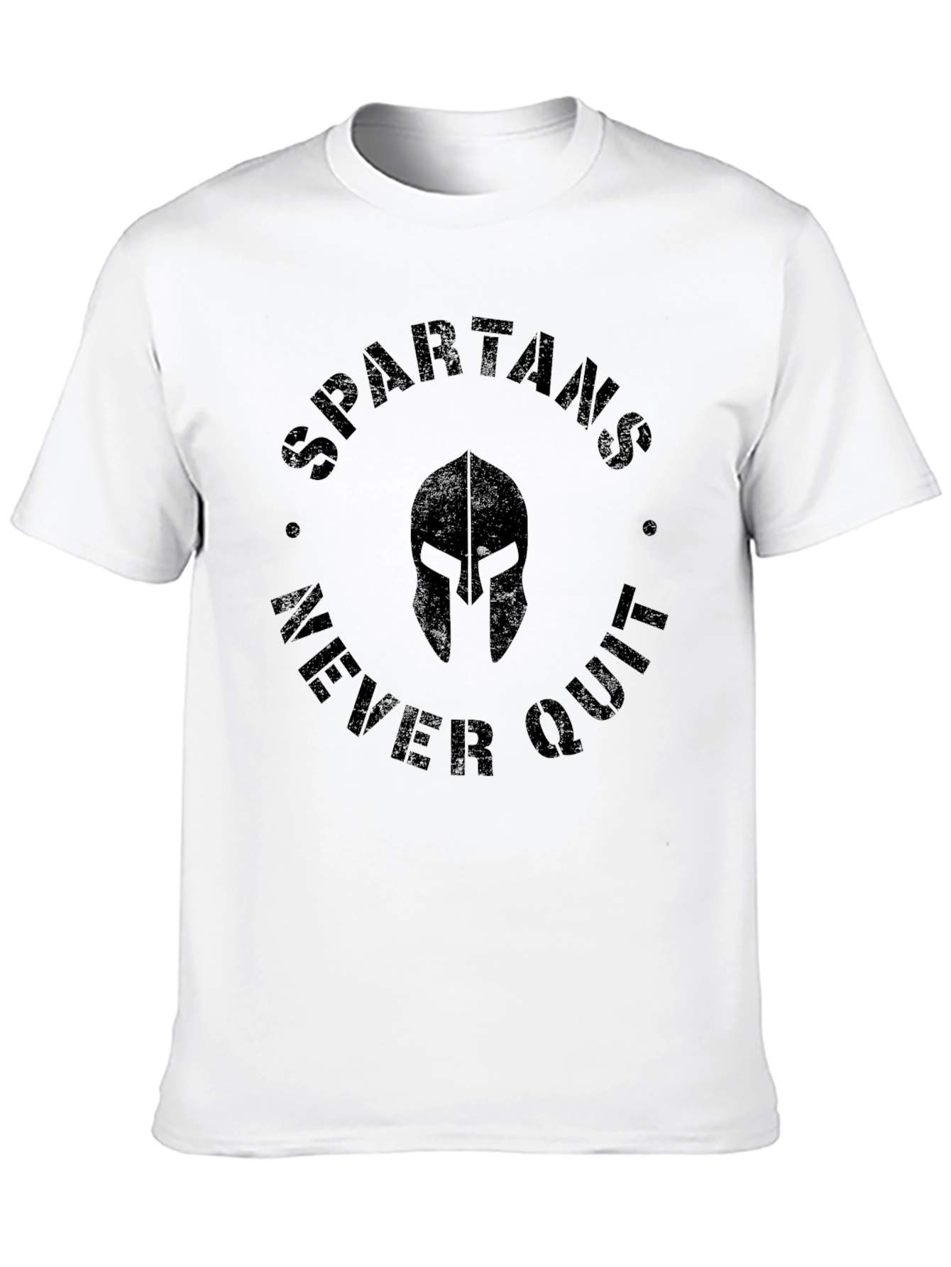 Spartans Never Quit Graphic T-Shirt