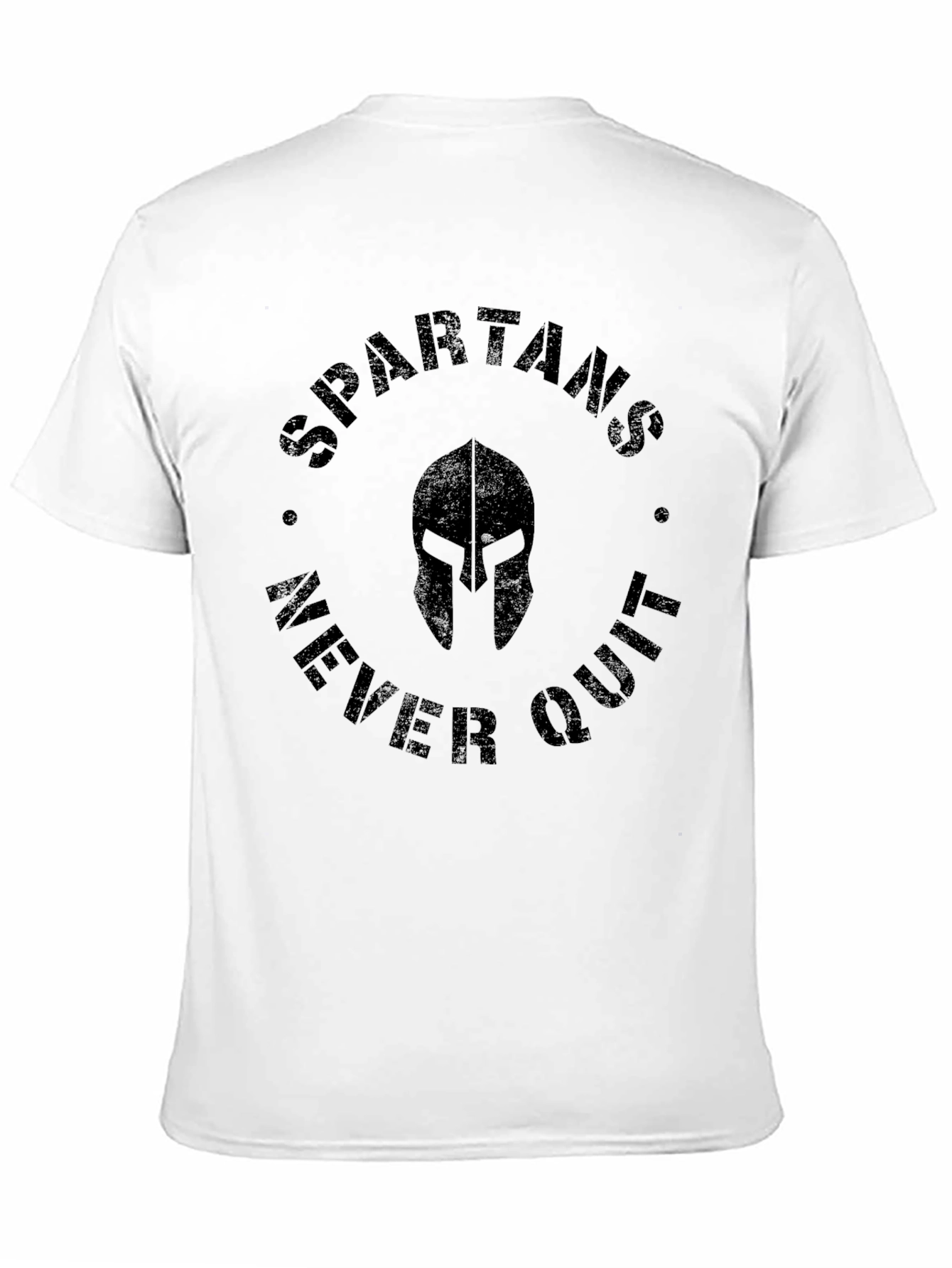 Spartans Never Quit Graphic T-Shirt