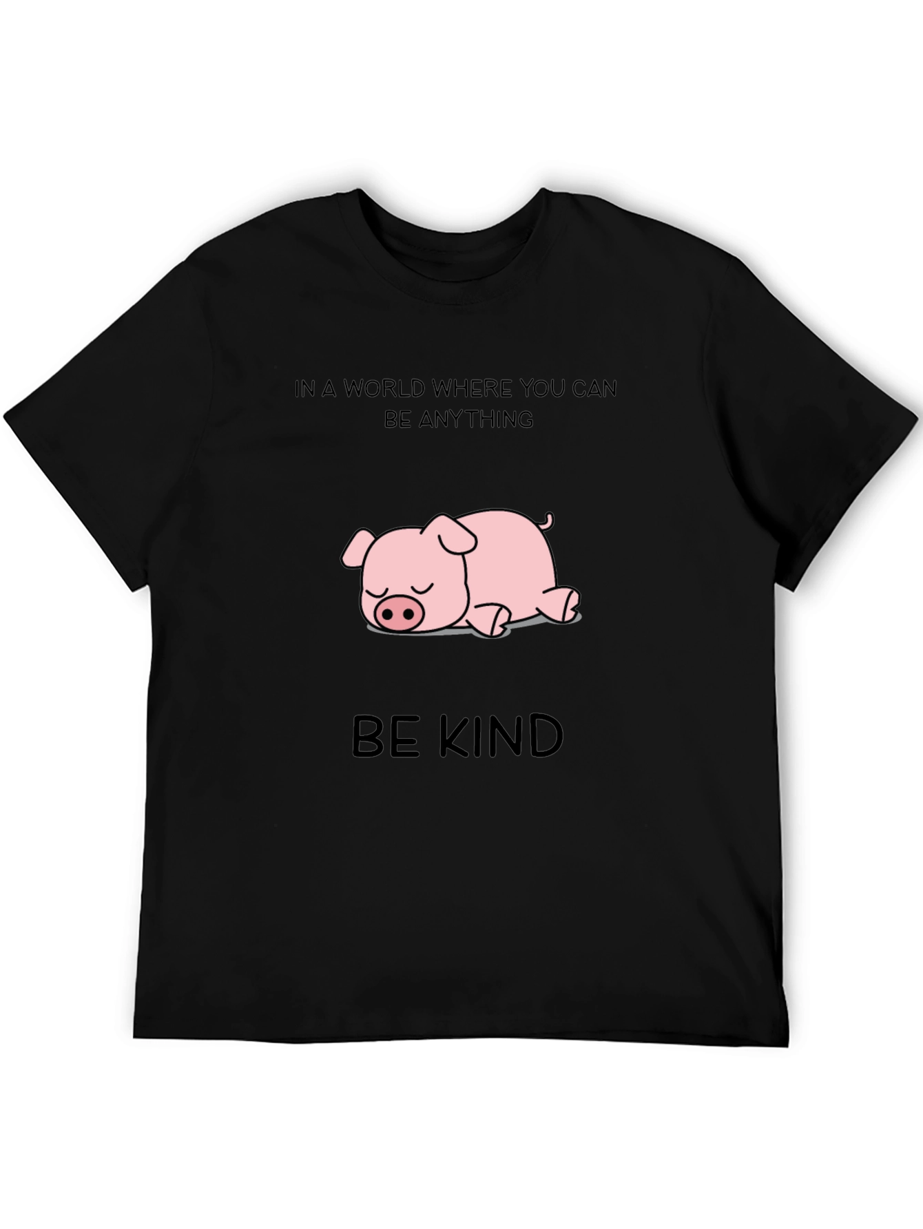 Be Kind Pig T-Shirt - Unisex Cotton Tee