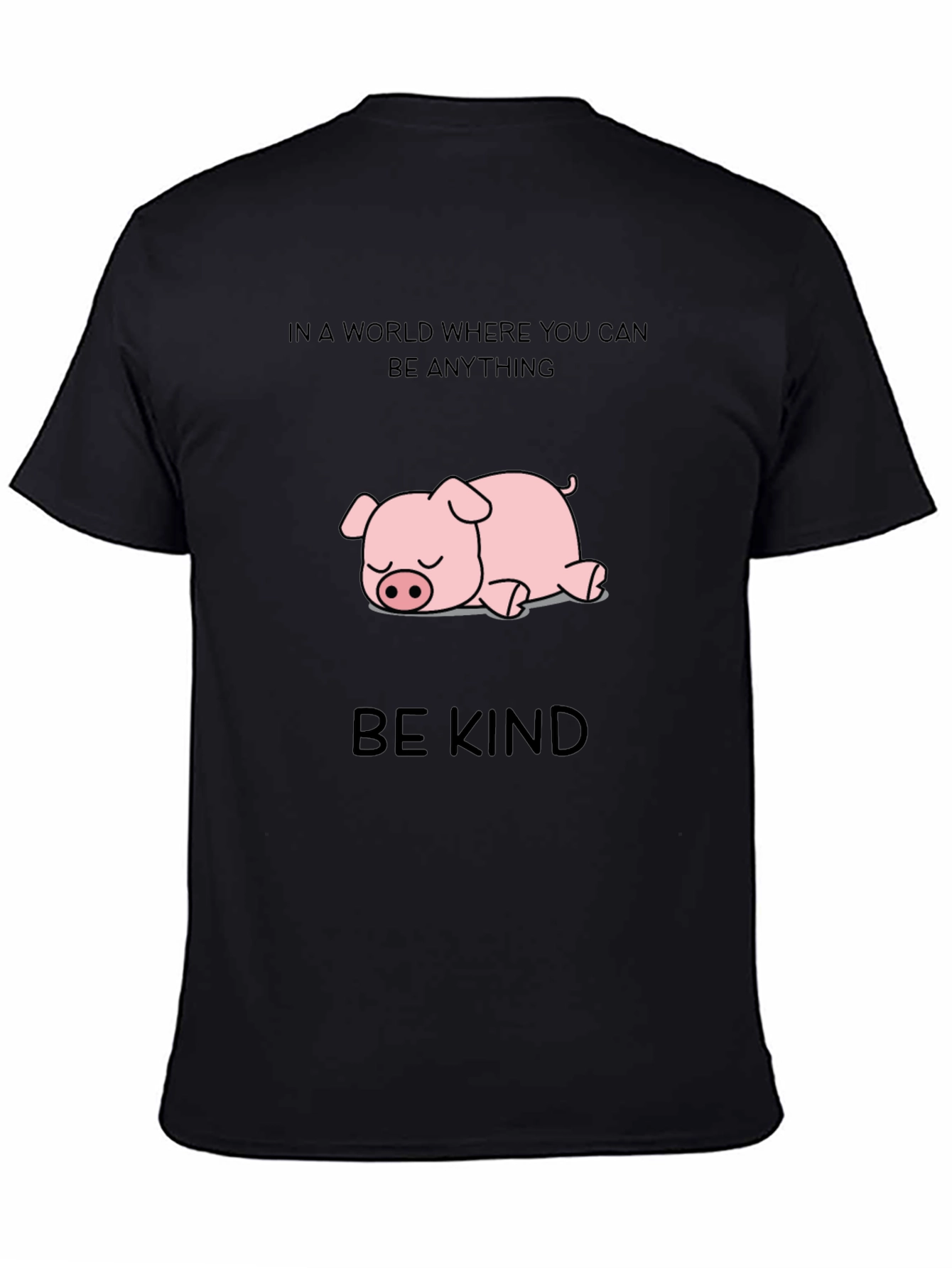 Be Kind Pig T-Shirt - Unisex Cotton Tee